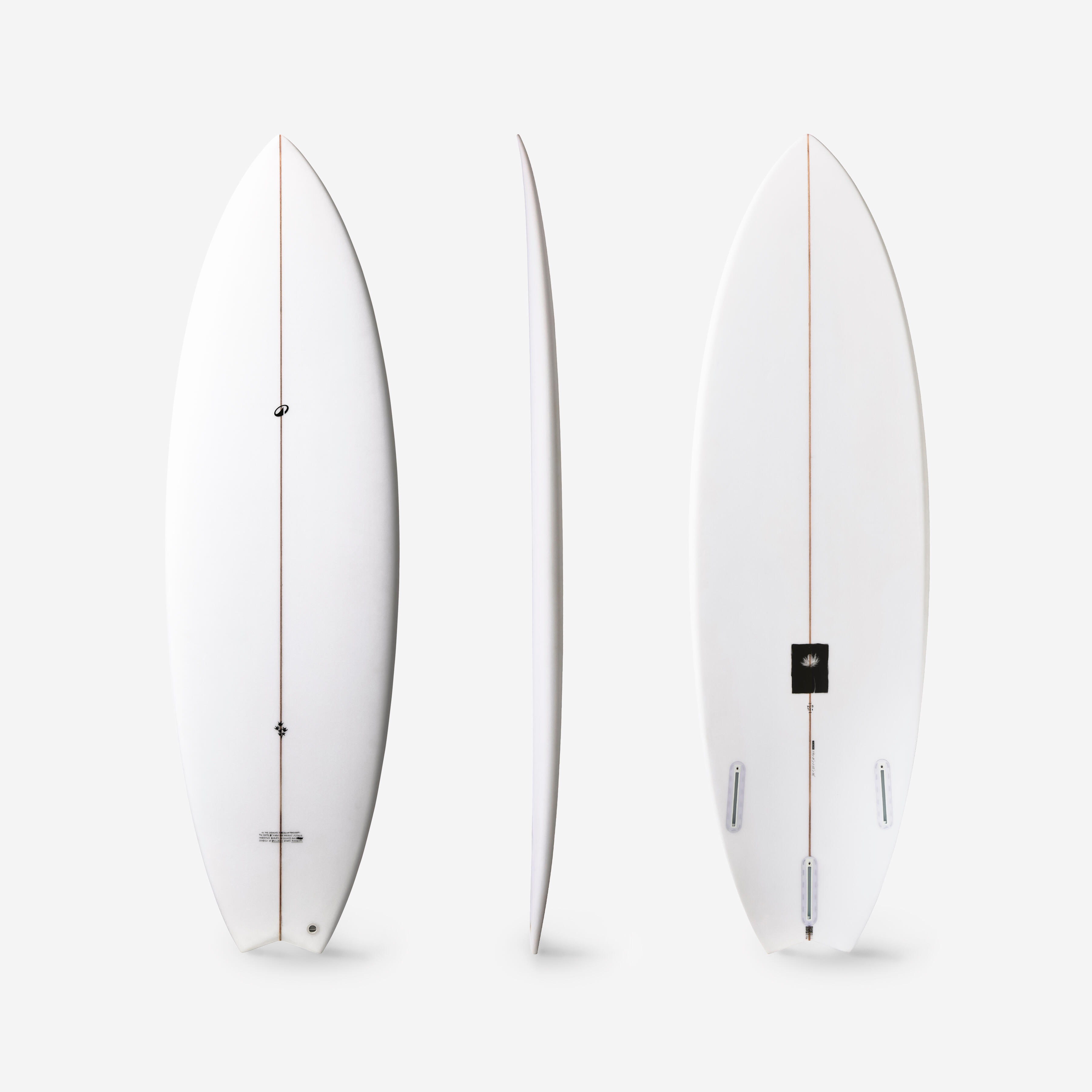 Deska surfingowa Olaian Shortboard 900 5'8-6' skrzynki Futures bez finów