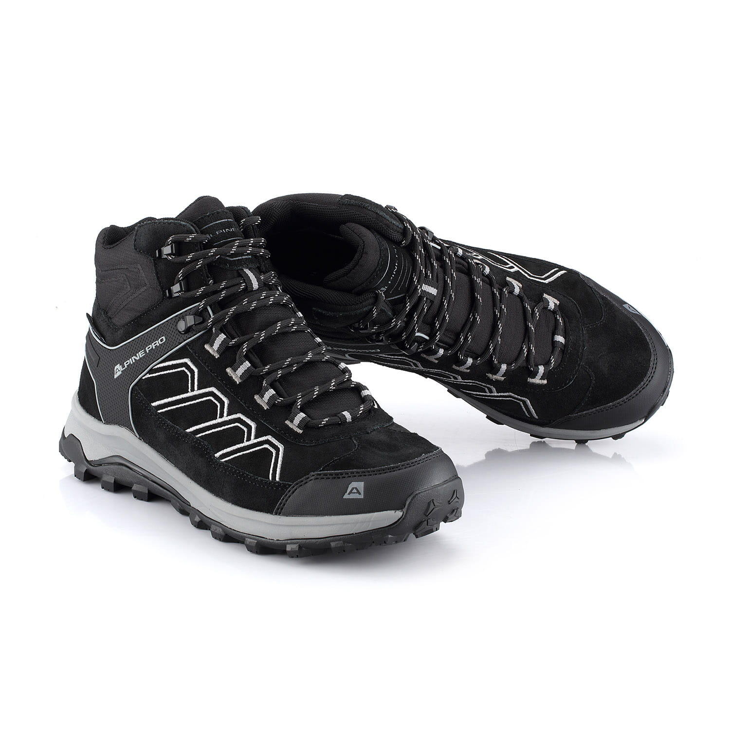 Wysokie buty turystyczne skórzane unisex Alpine Pro Wuteve