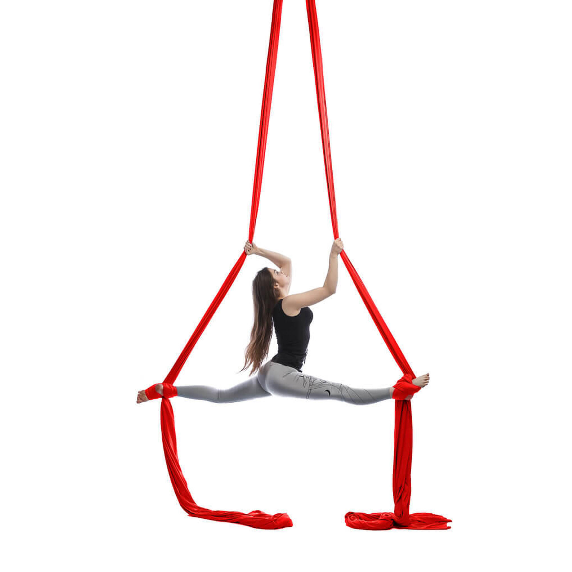 Szarfa akrobatyczna Aerial Silks Taniec w Powietrzu Just z krętlikiem