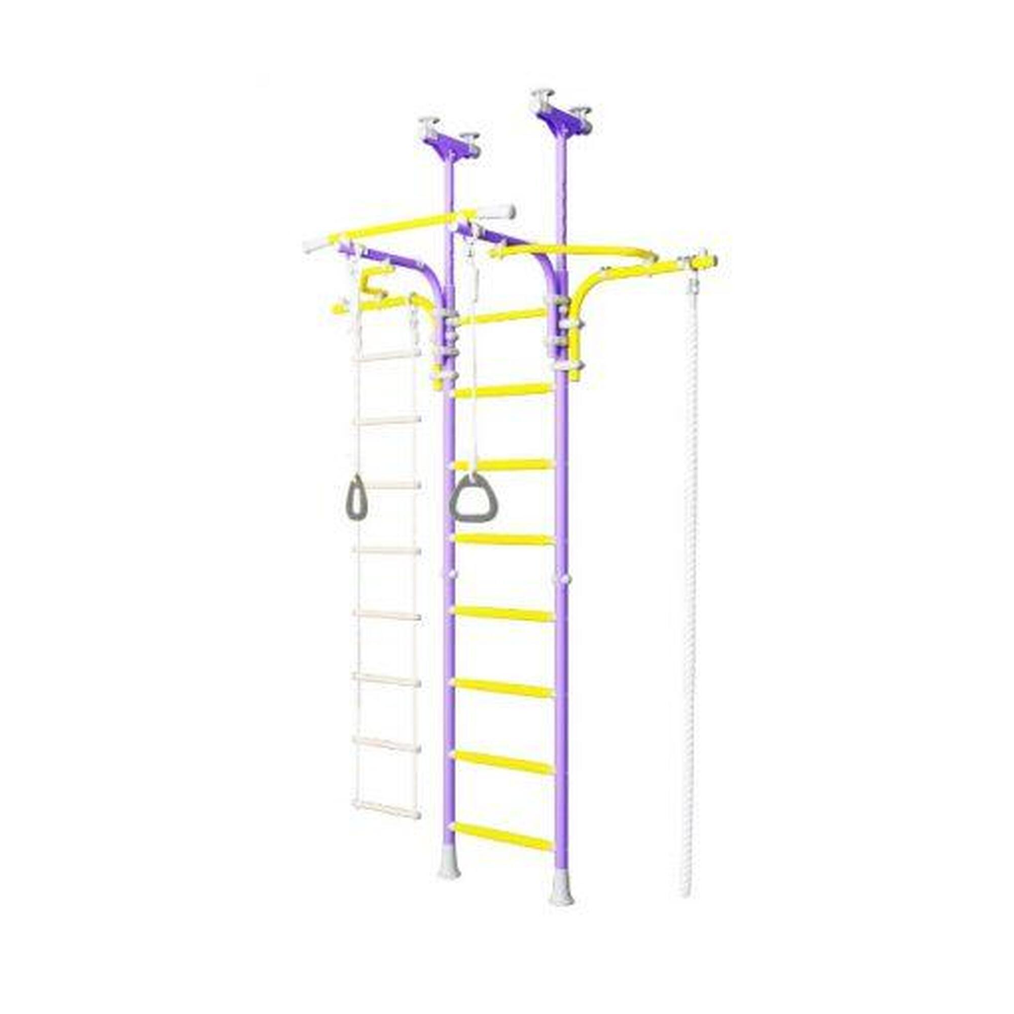 drabinka gimnastyczna Wallbarz Transformer 7D fioletowa