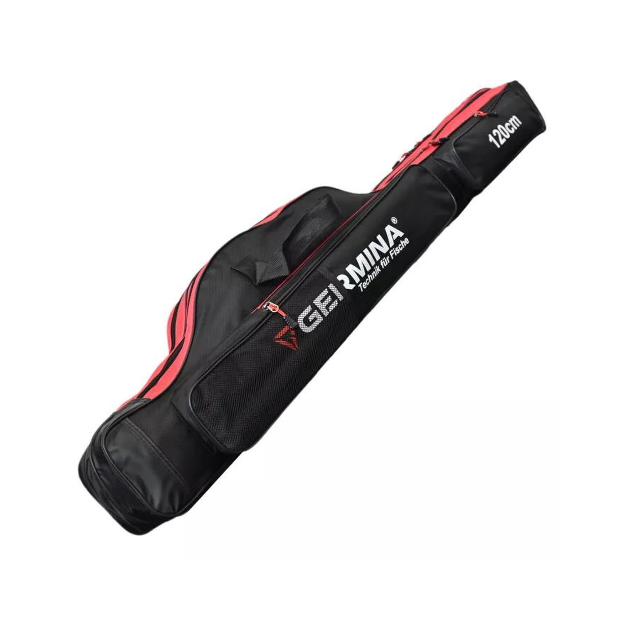 Pokrowiec na wędki Germina trzykomorowy 120 cm torba