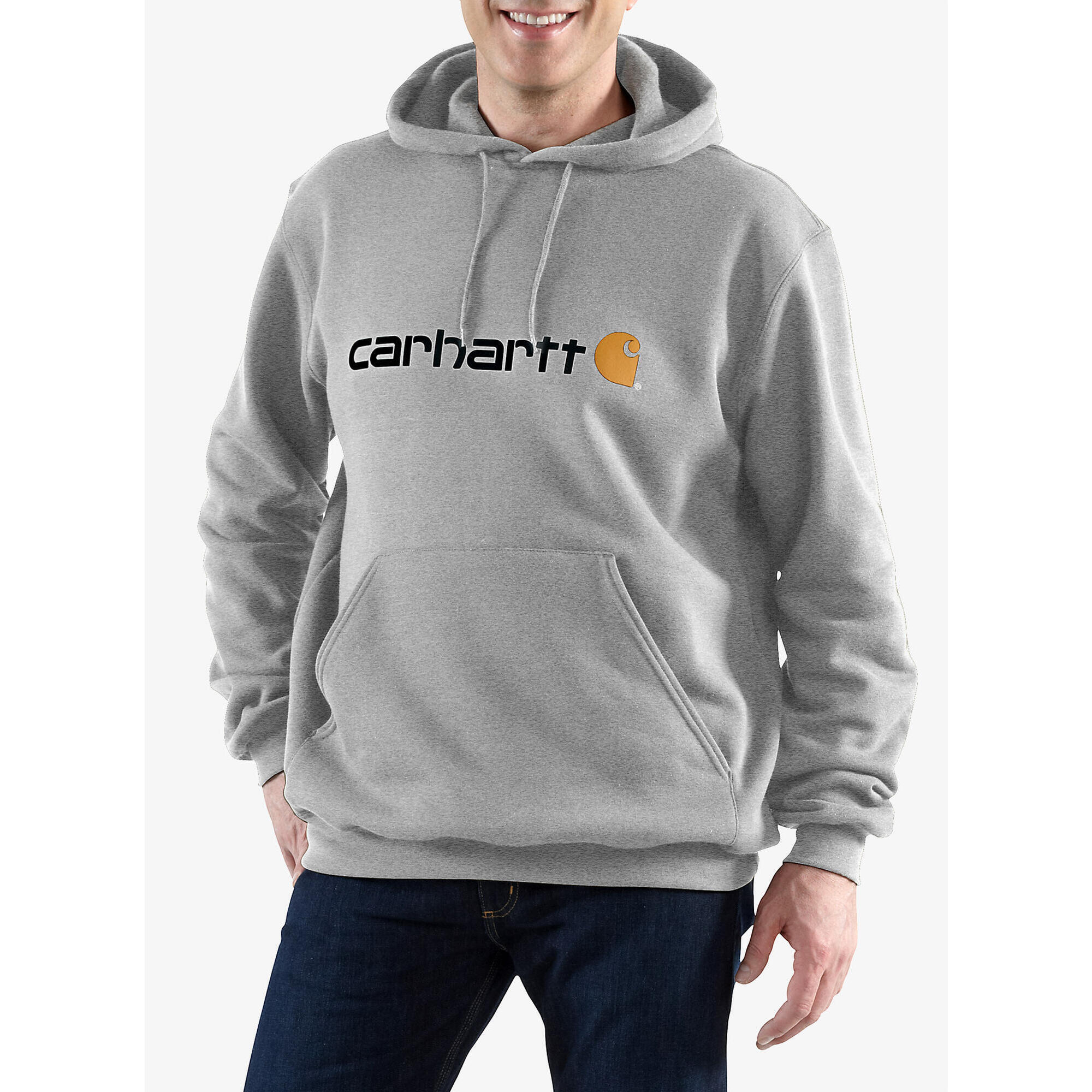 Bluza z kapturem męska Carhartt Signature Logo Sweatshirt