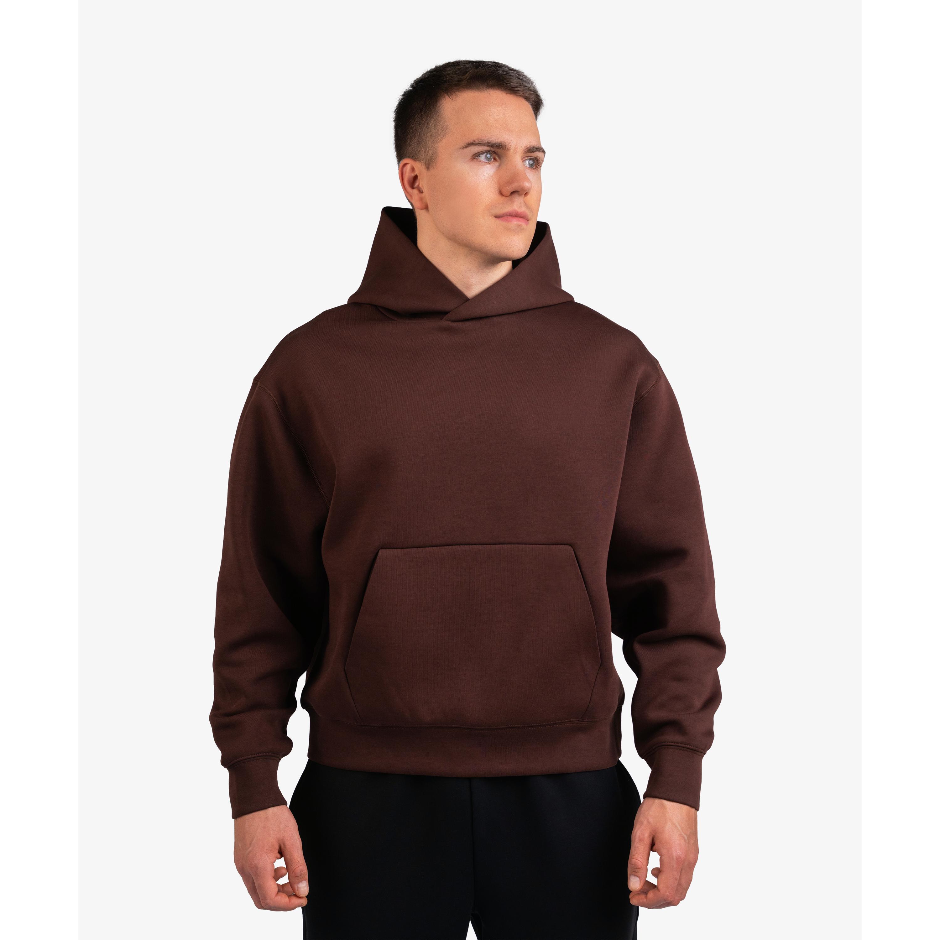 Bluza INTERLOCK OVERSIZE DZIK® brązowa