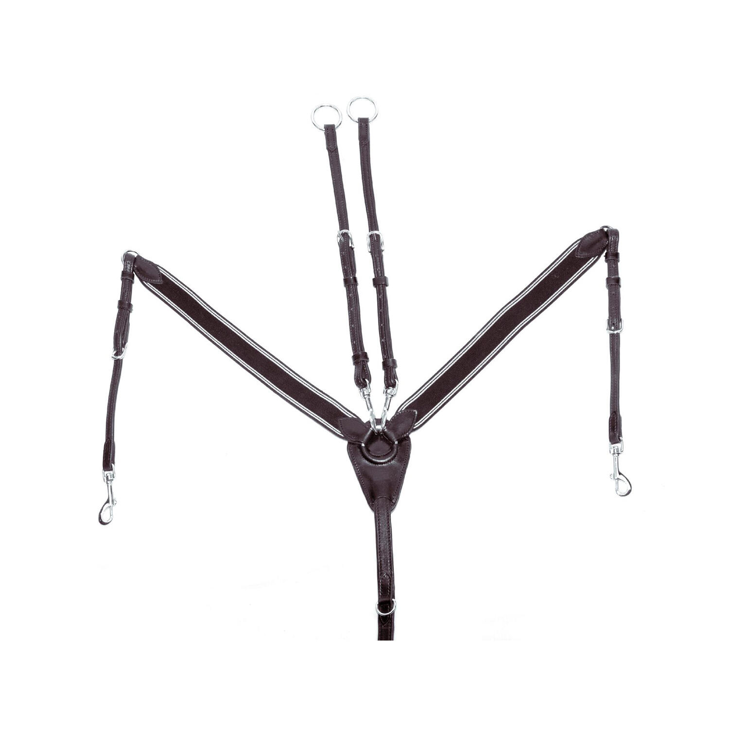 Podwójny skórzany obrożę myśliwską Supreme UKE