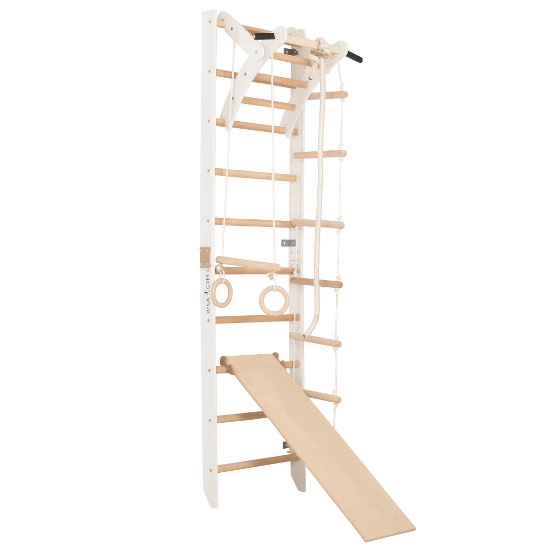 Drabinka gimnastyczna dla dzieci i dorosłych (SPR A+slide white)