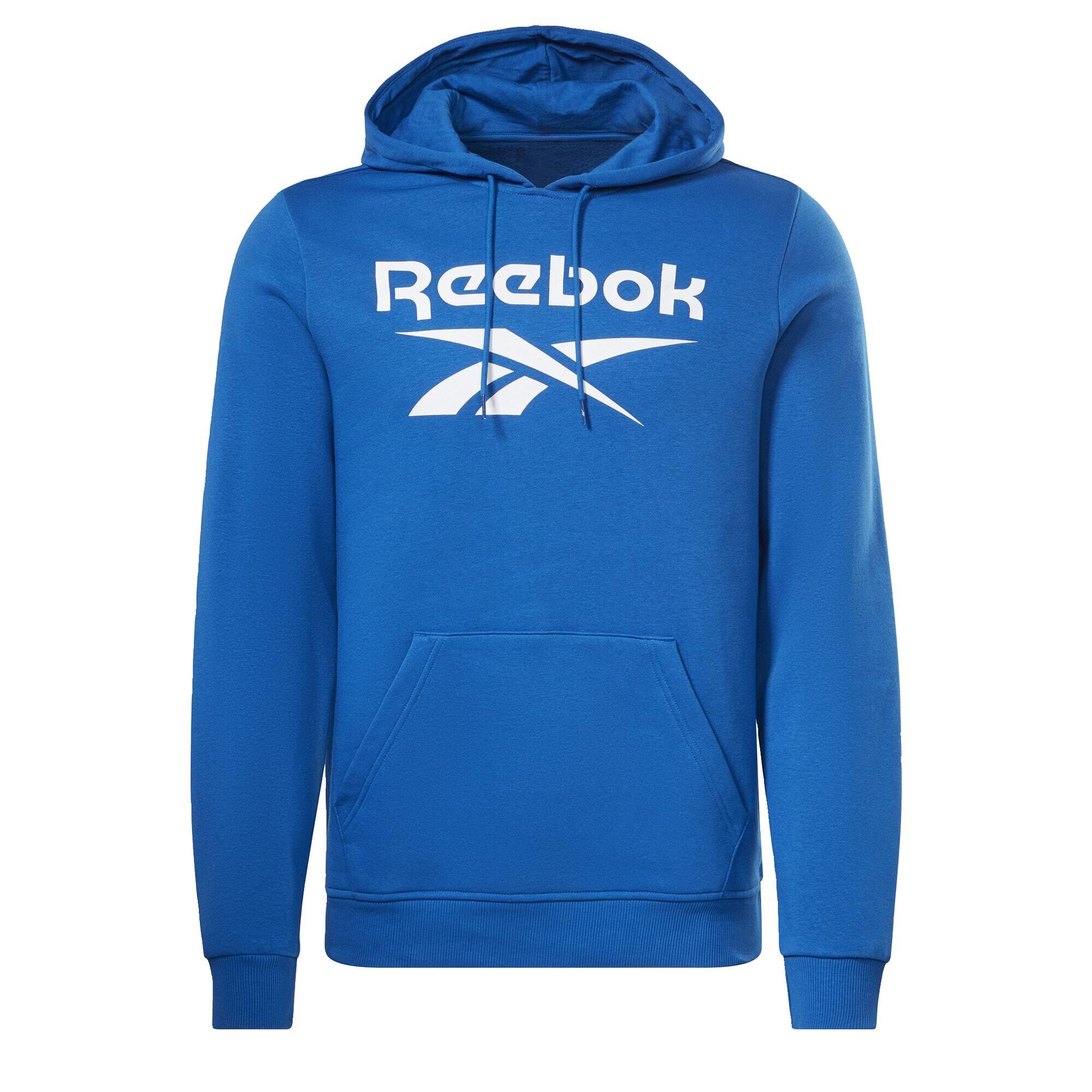 BLUZA dresowa męska REEBOK z kapturem bawełna kangurka