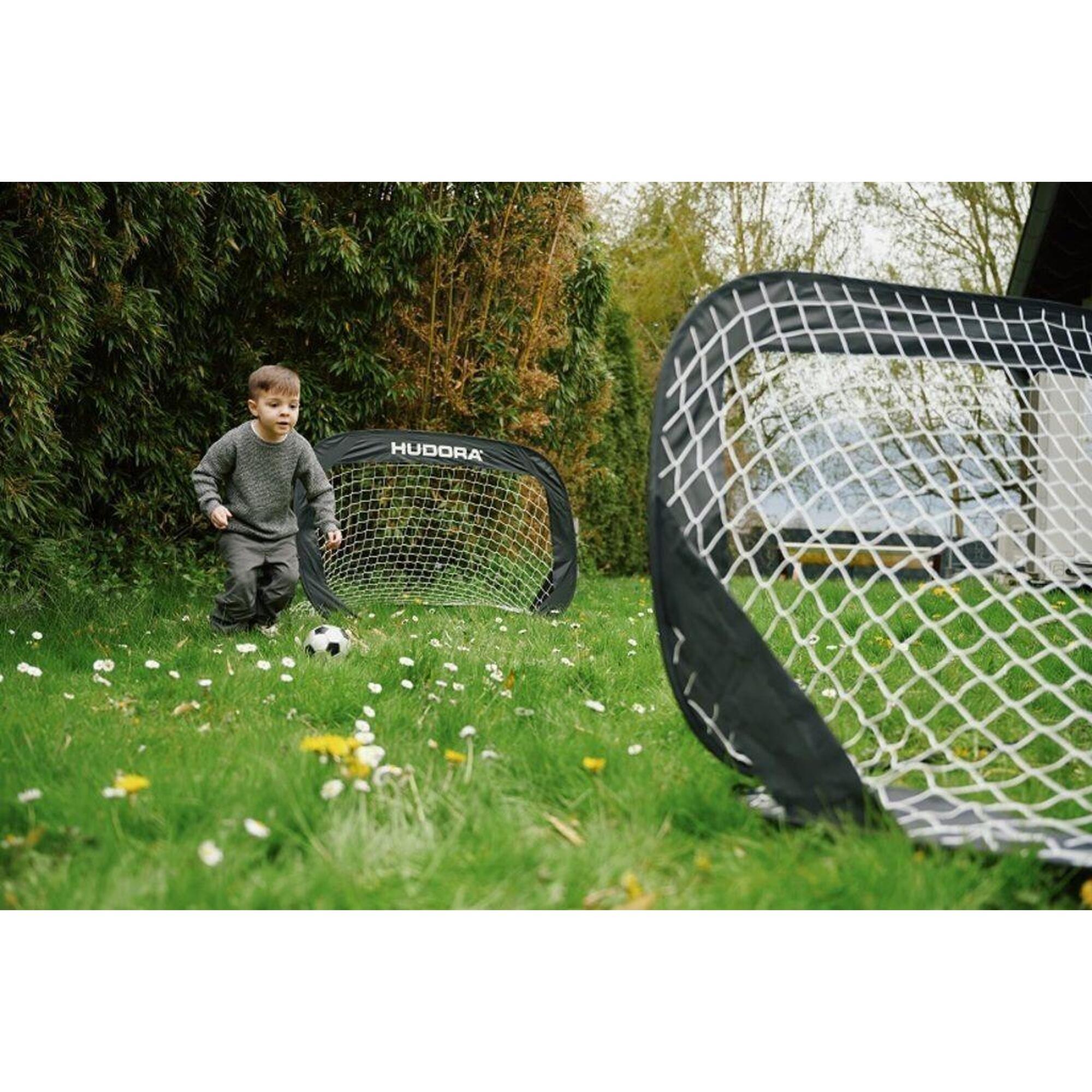 Bramka Piłkarska Hudora Pop-Up 120X80 Cm (Zestaw - 2 Szt.)