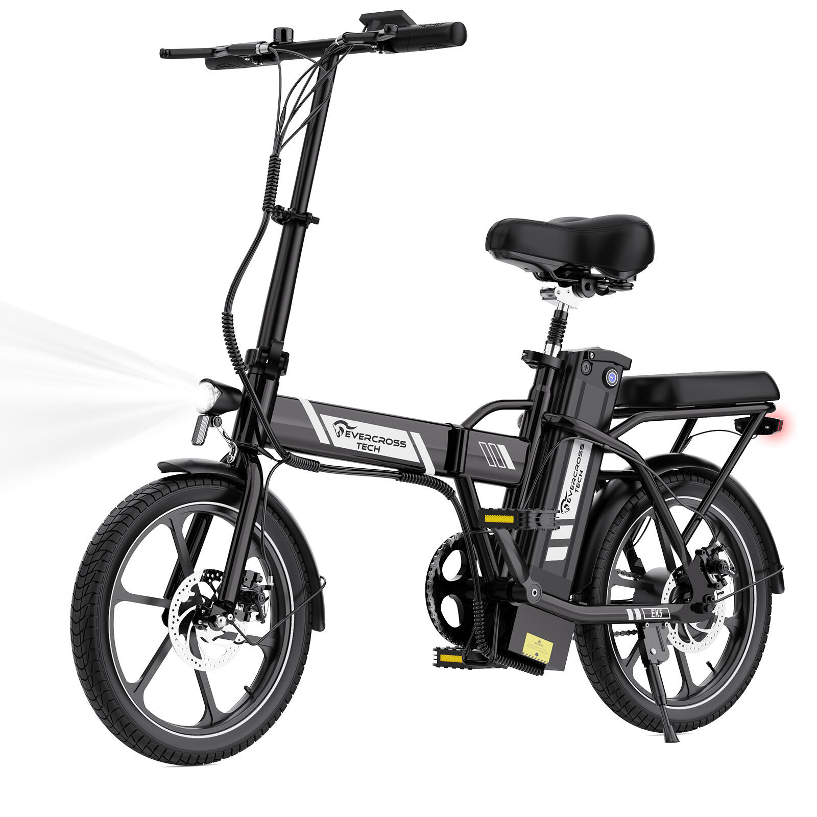 Rower elektryczny składany dla Dorosłych EVERCROSS - EK5