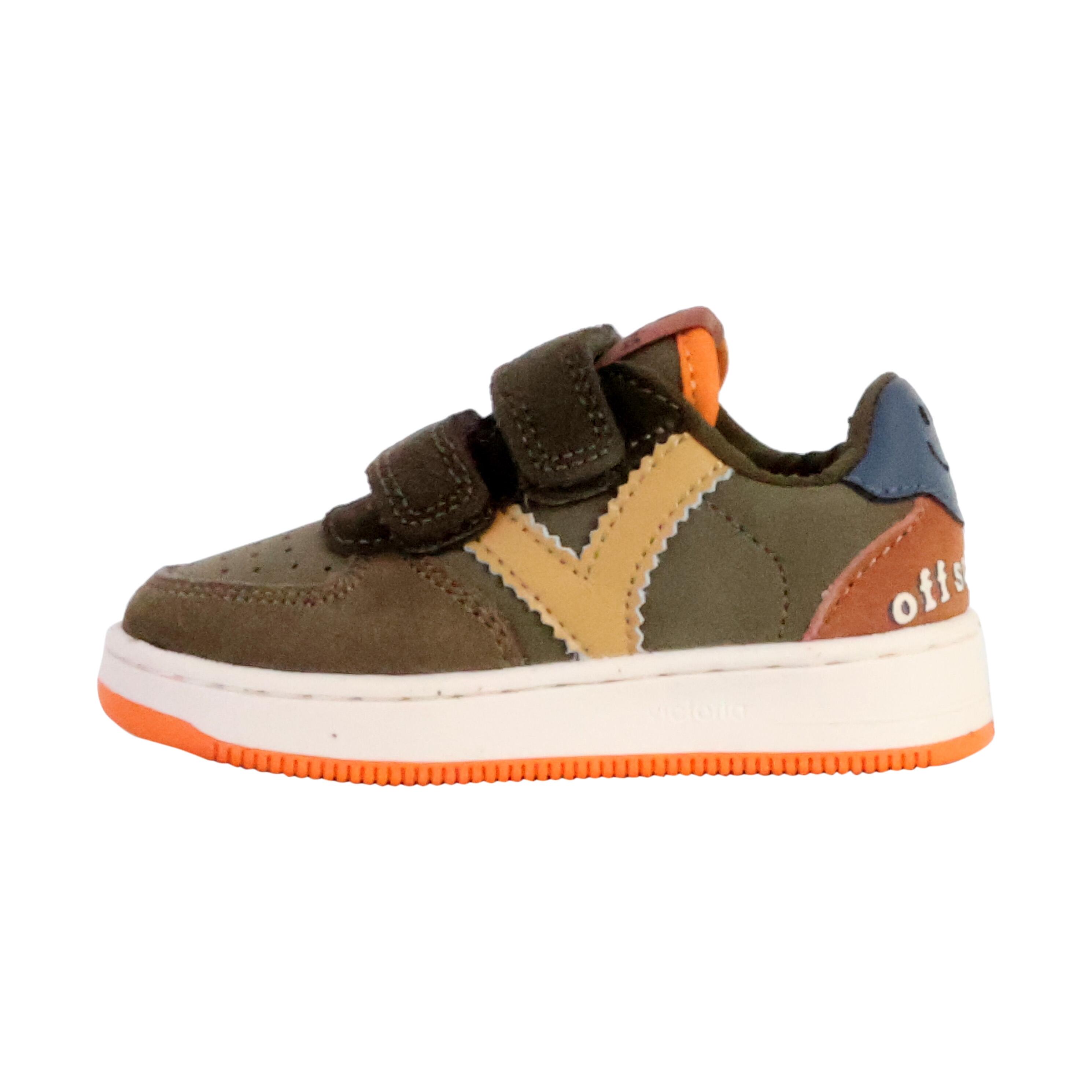 Dziecięce buty treningowe z dwoiny i skóry drapanej Victoria Tiempo