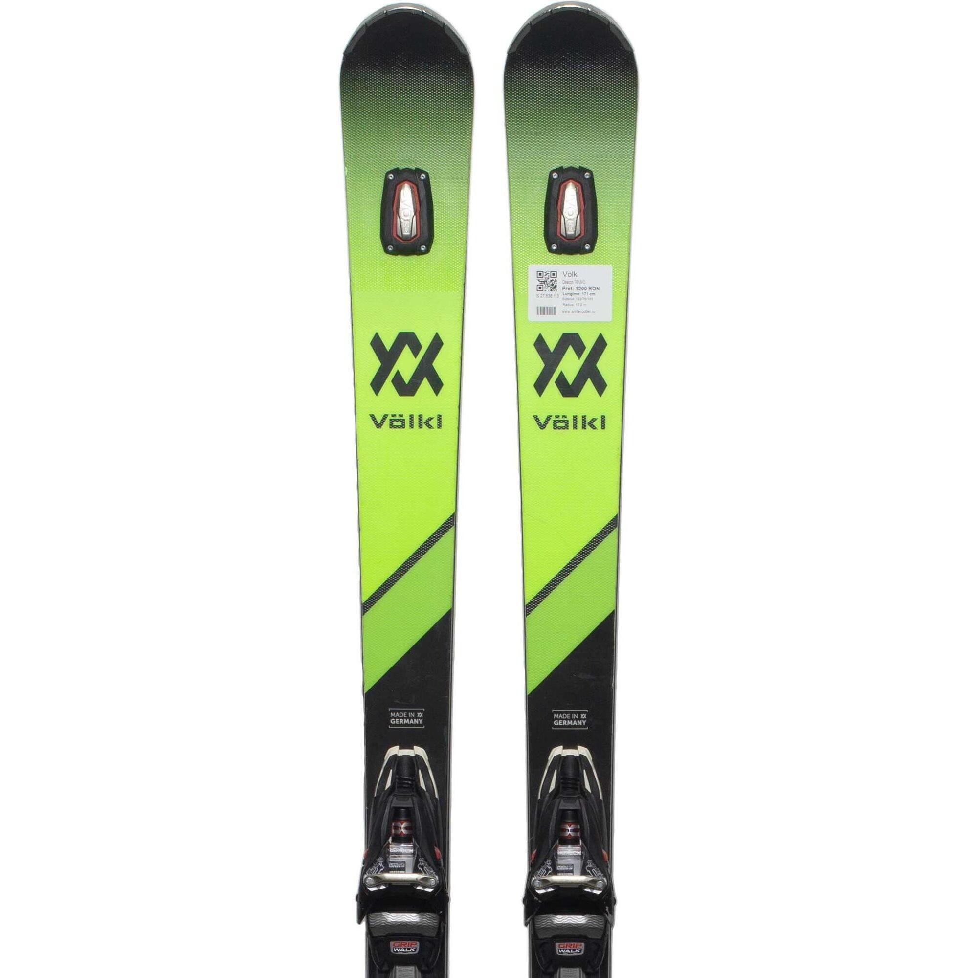 Second Life- Narty VOLKL Deacon 76 UVO, 176 cm- Stan bardzo dobry