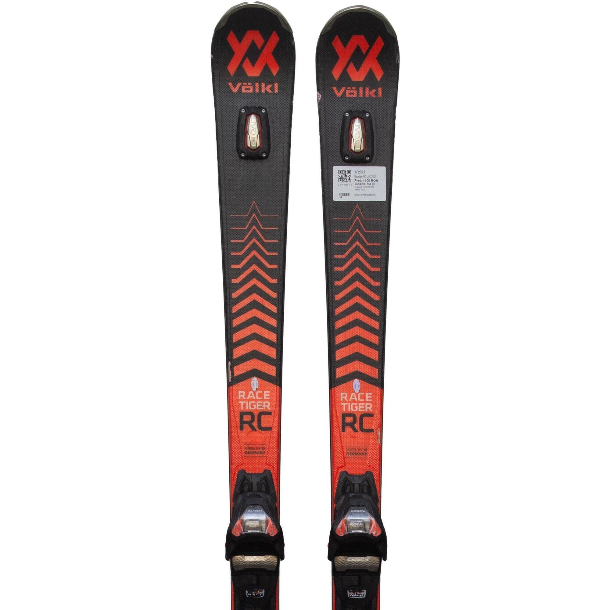 Second Life- Narty VOLKL Racetiger RC UVO 2022, 170 cm- Stan dobry