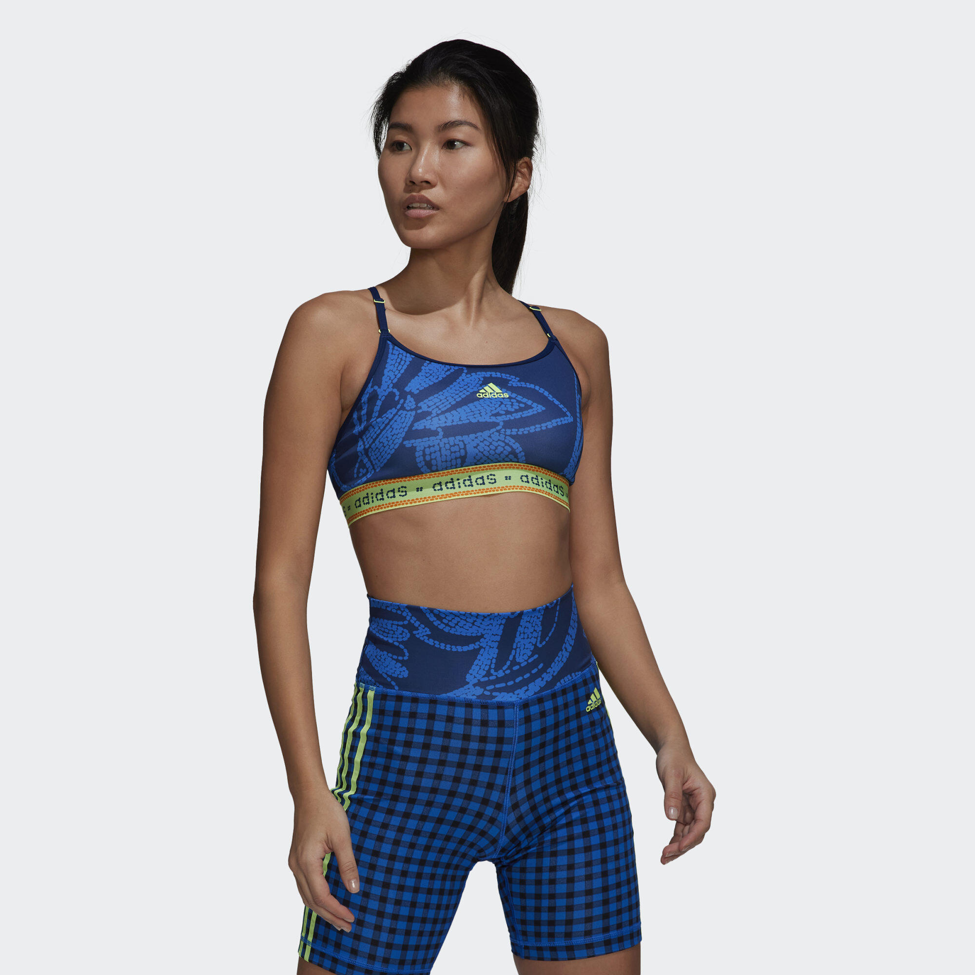 Damski biustonosz typu light support adidas FARM Rio