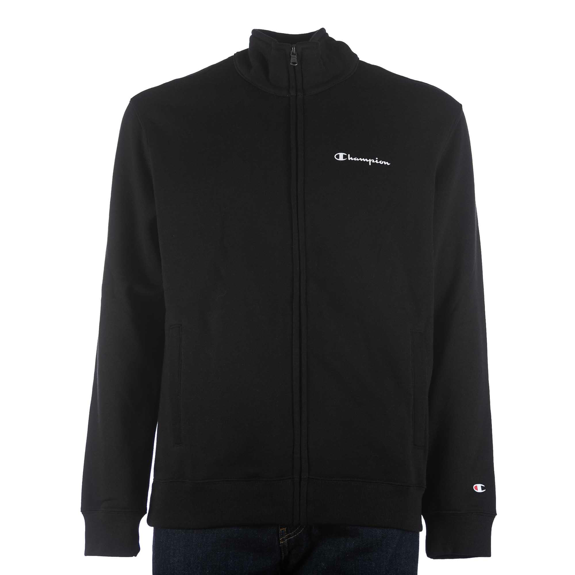 Bluza Champion Z Zamkiem Na Pełny Czarny Dorosłych