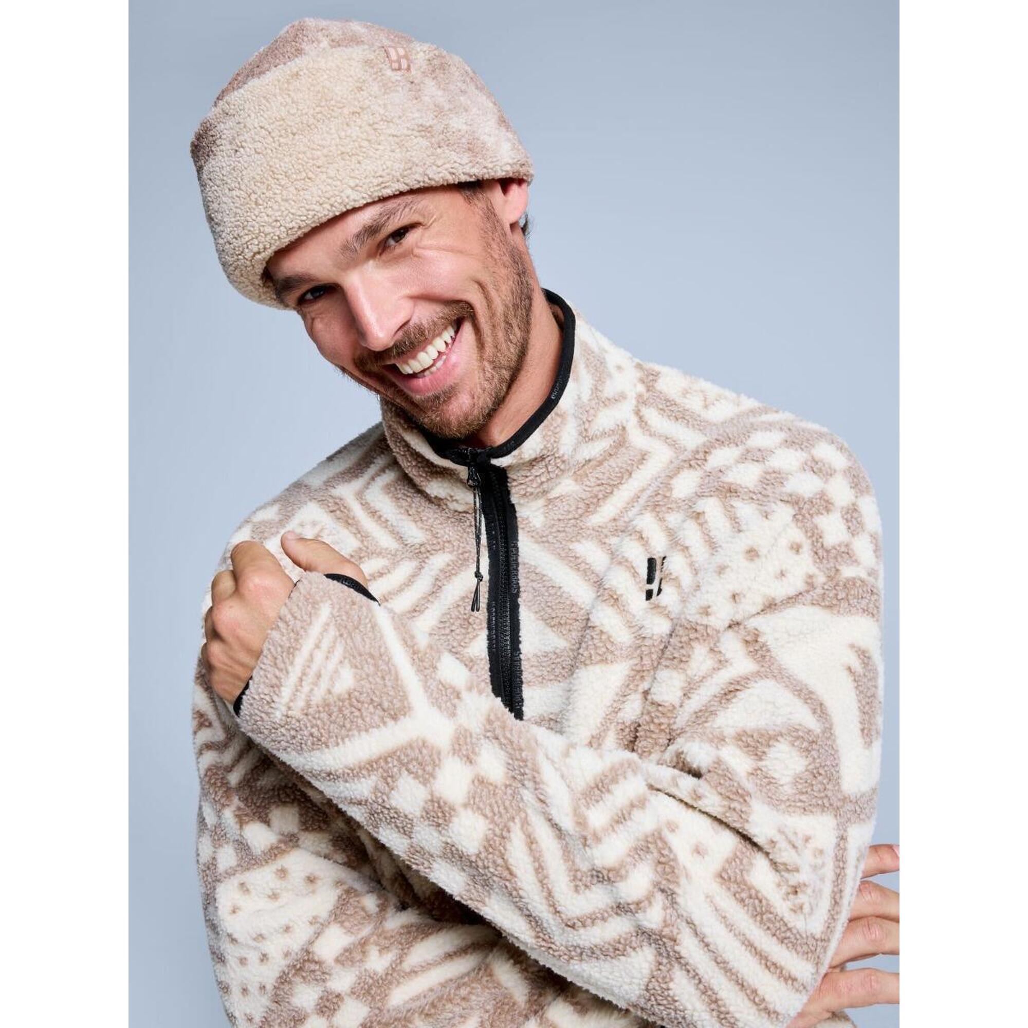 Czapka - Teddy Twist - Brązowa Multi