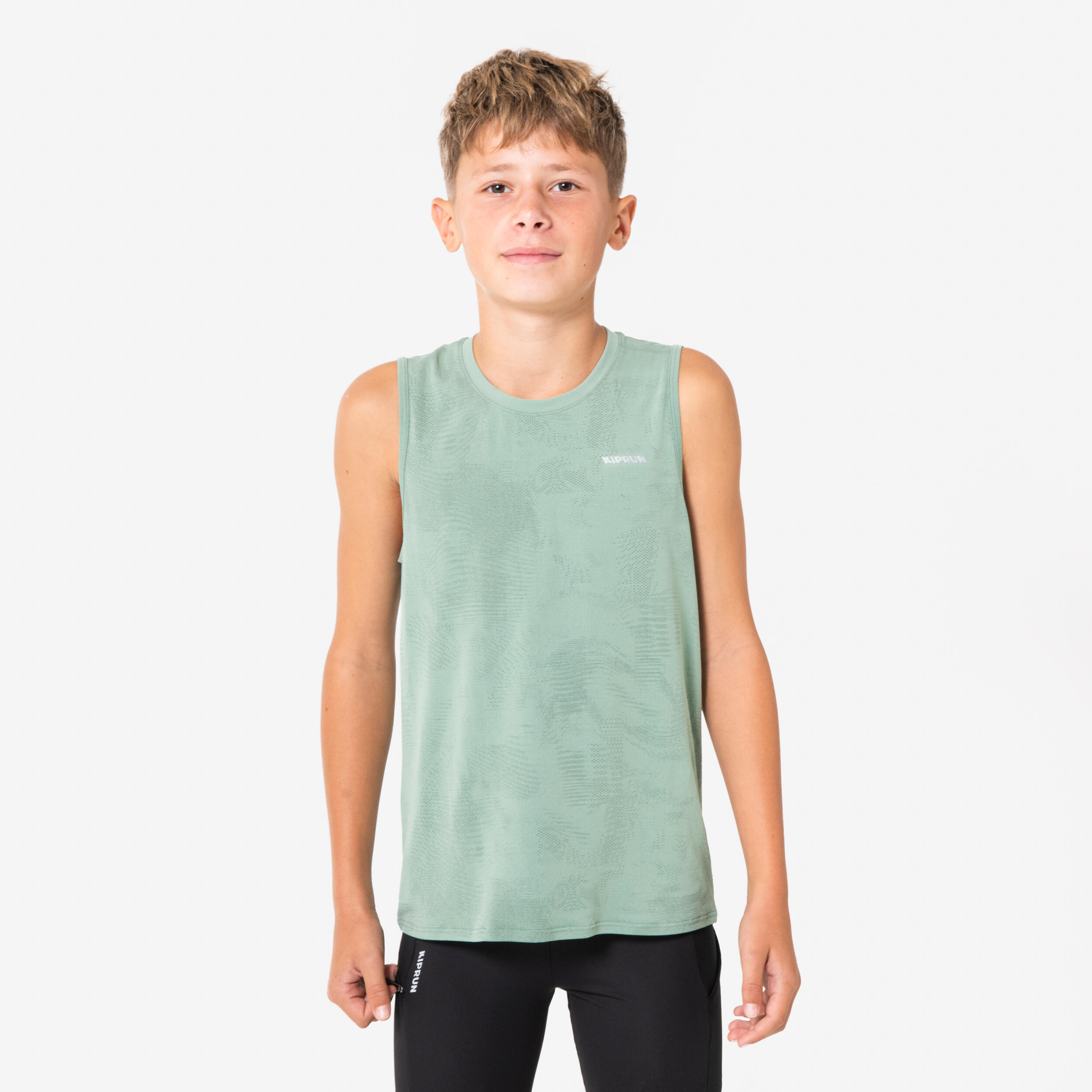 Koszulka do biegania bez rękawów dziecięca Kiprun 900 Light