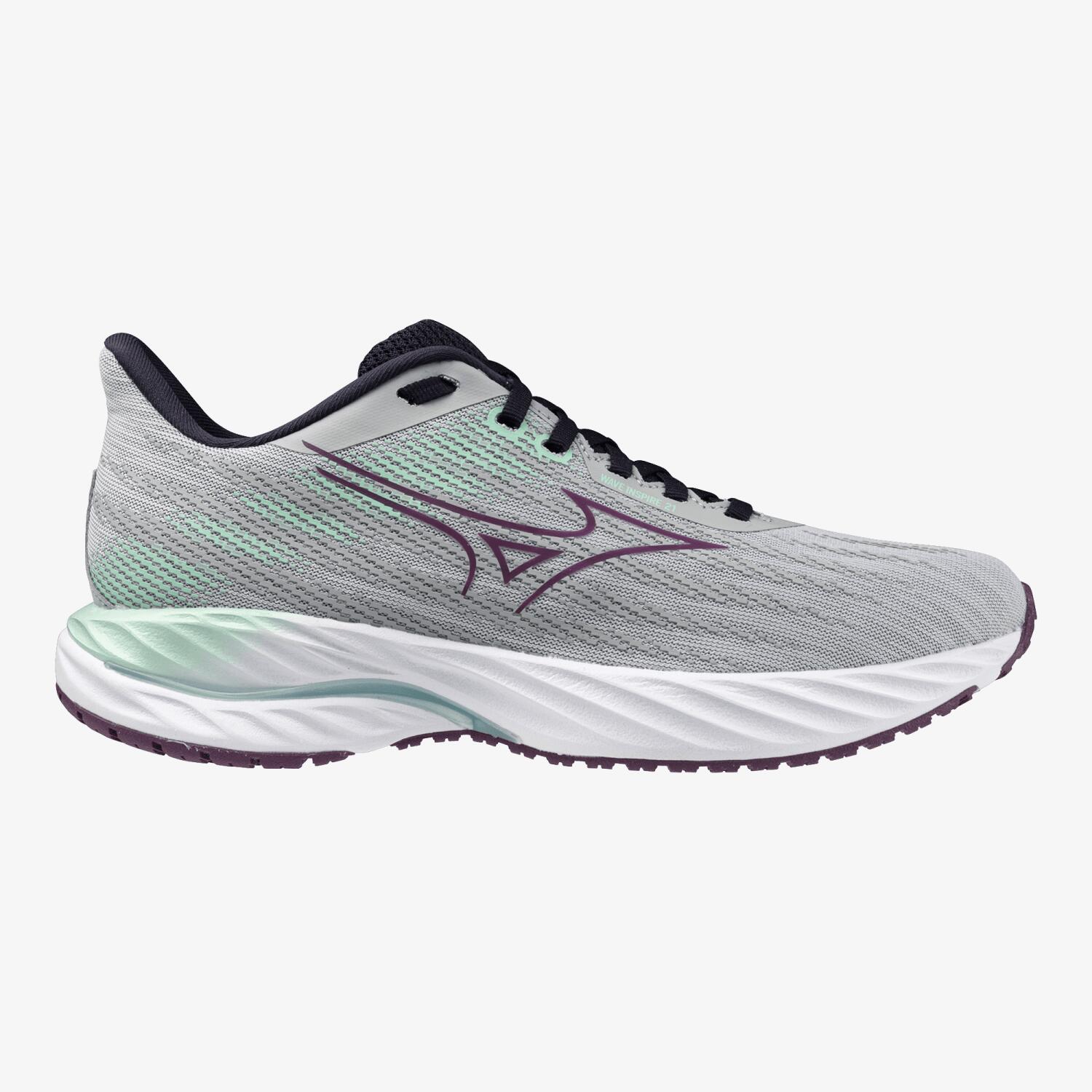 Buty do biegania damskie Mizuno Wave Inspire 21 pearl blue/dark purple/ice green