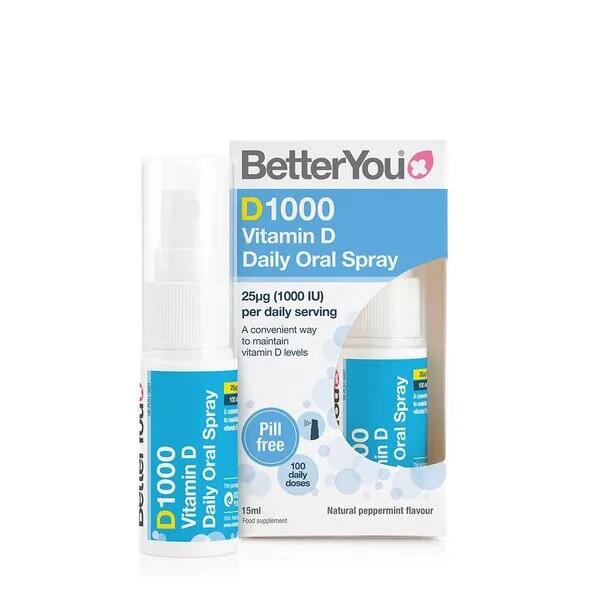 Witamina D DLux 1000 Daily Oral Spray BetterYou 15 ml