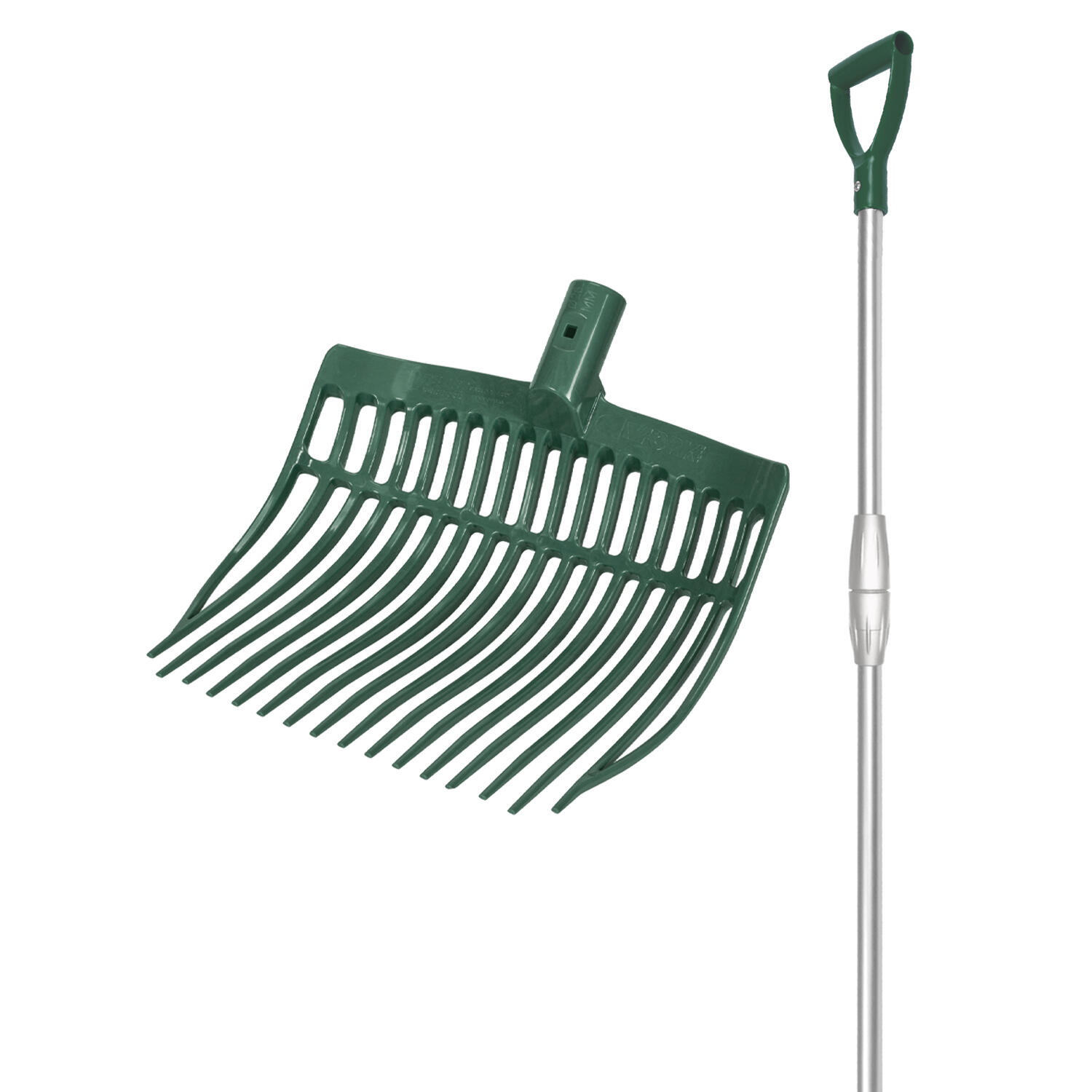 Zaokrąglony, stabilny widelec z teleskopowym, aluminiowym uchwytem