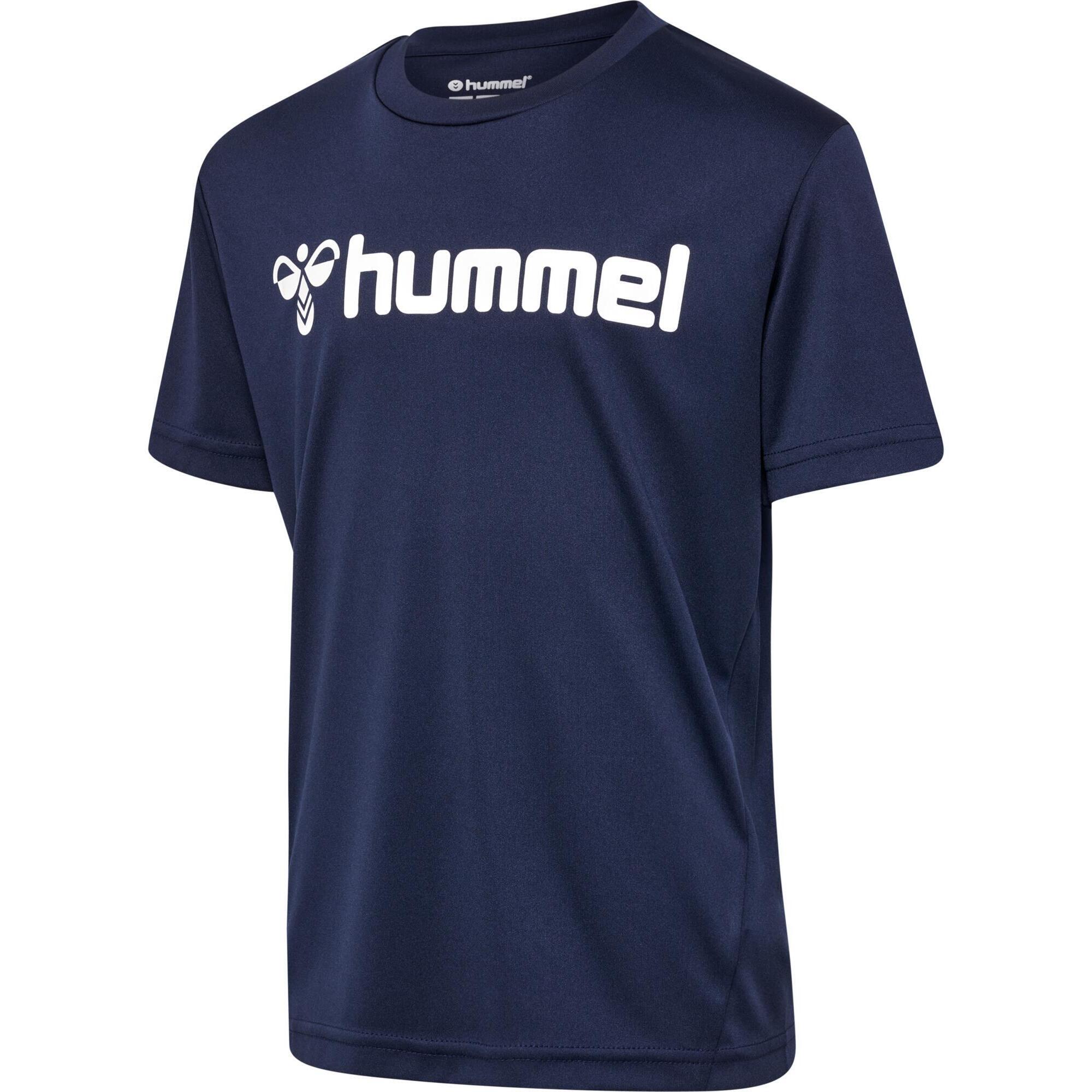 Hummel Koszulka poliestrowa sportowa Poly Logo Jersey Kids