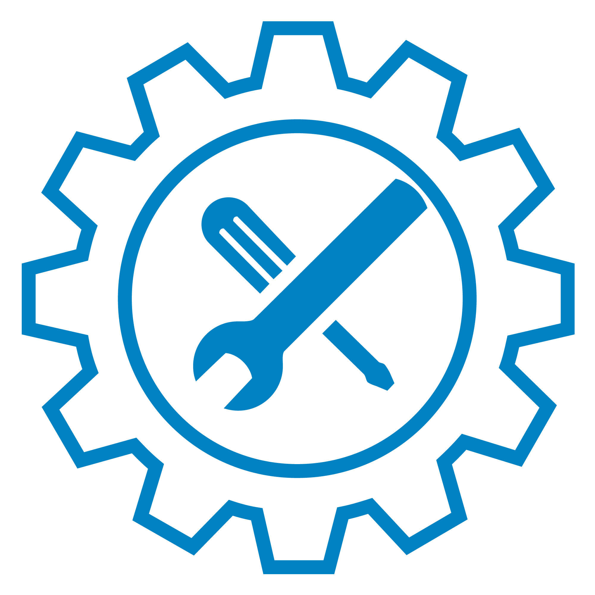 Drążek do podciągania ścienny składany - zestaw śrub