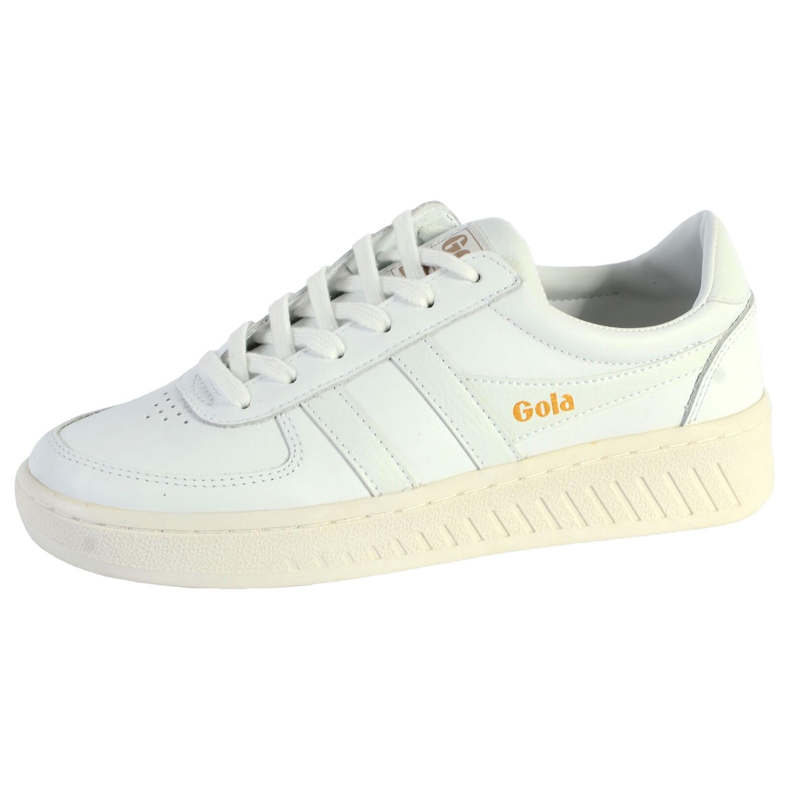 Baskets Femme Baskets Gola GOLA GRANDSLAM LEATHER Blanc Blanc Gola