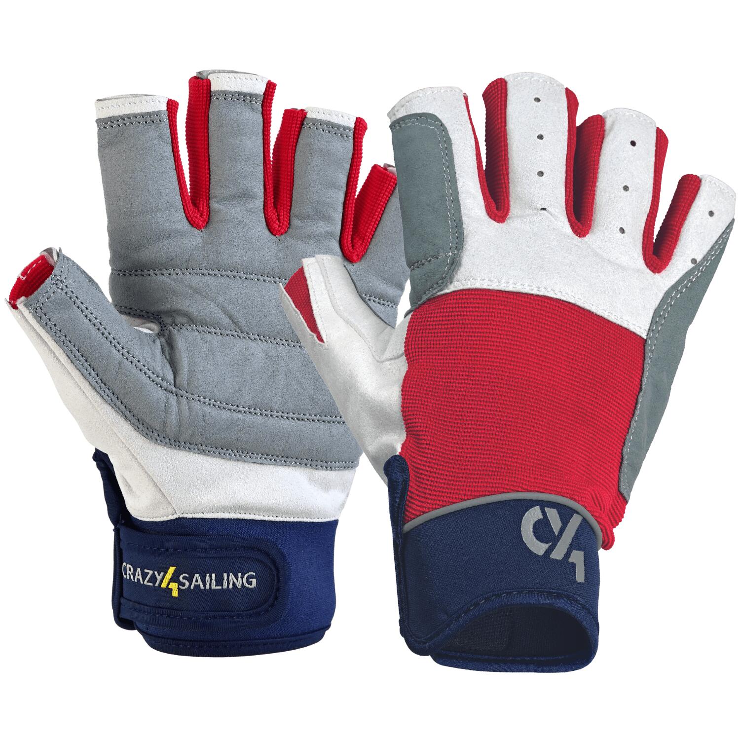 Rękawice żeglarskie dla dorosłych Crazy 4 Sailing Regatta krótkie
