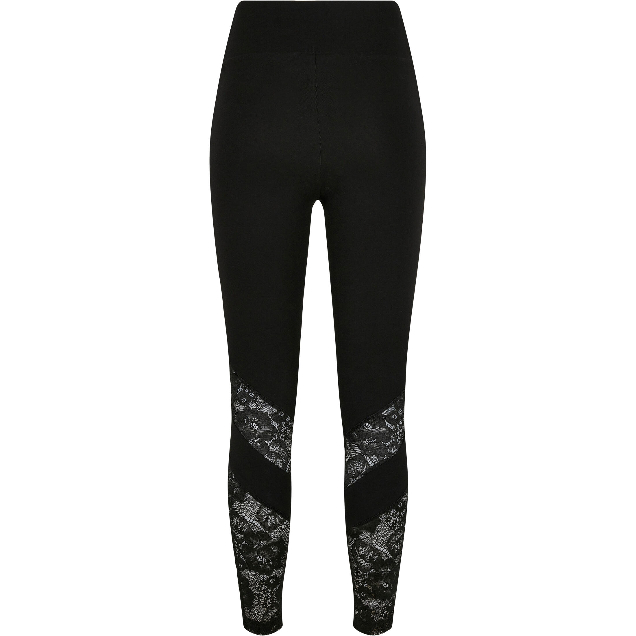 Damskie legginsy z wysoką talią Urban Classics lace inset