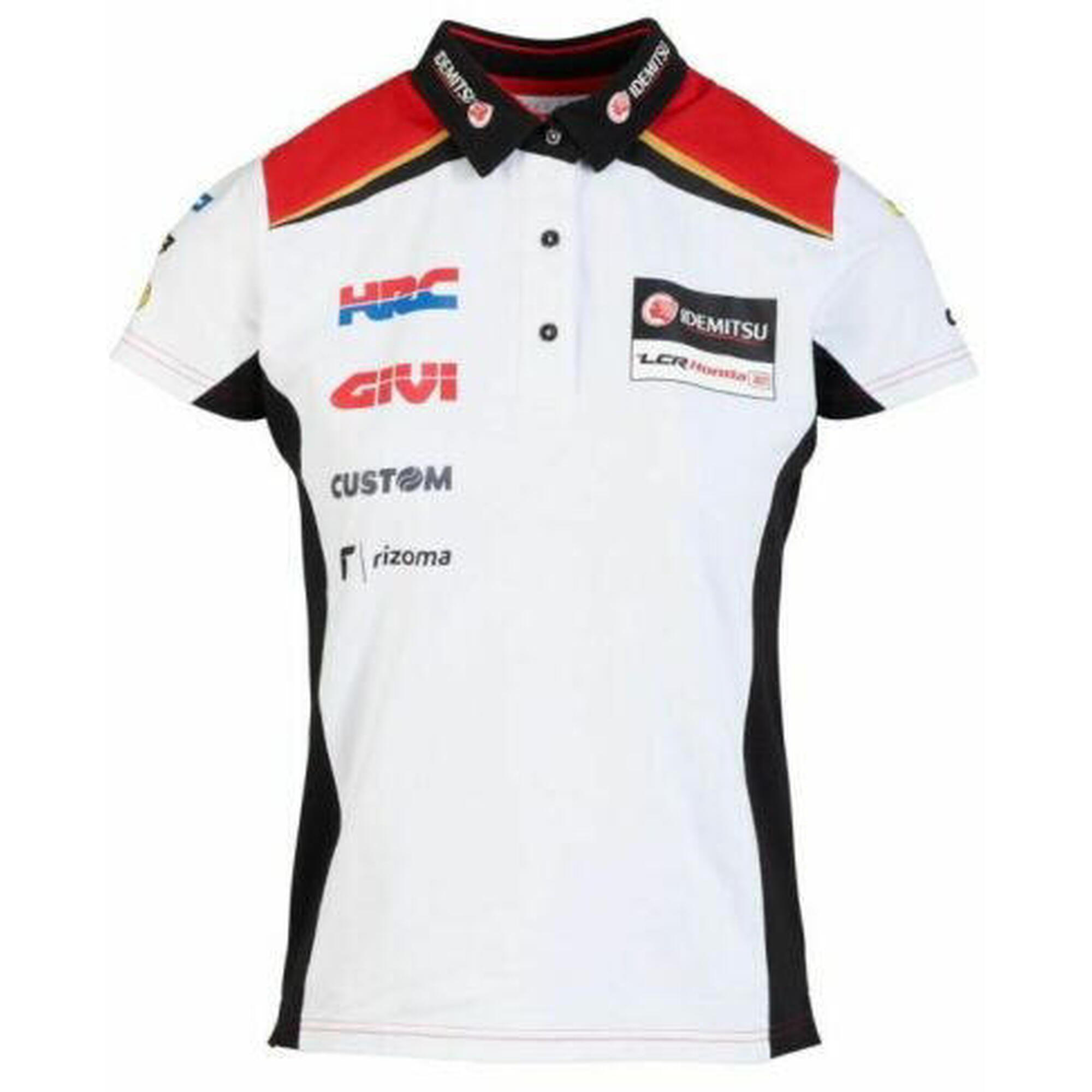 Polo Damskie Honda Rok Białe L – 100% Bawełna