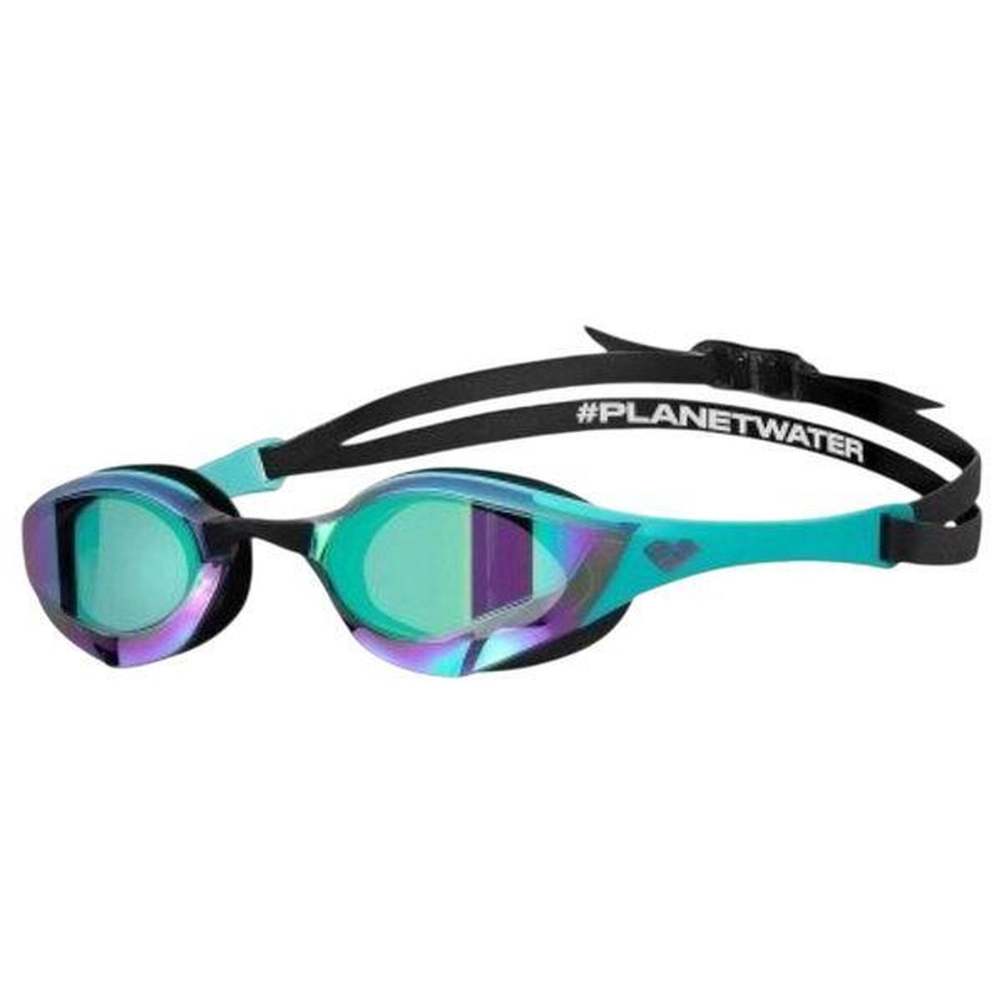 Okulary startowe Arena Cobra Edge Swipe Mirror Emerald Peacock