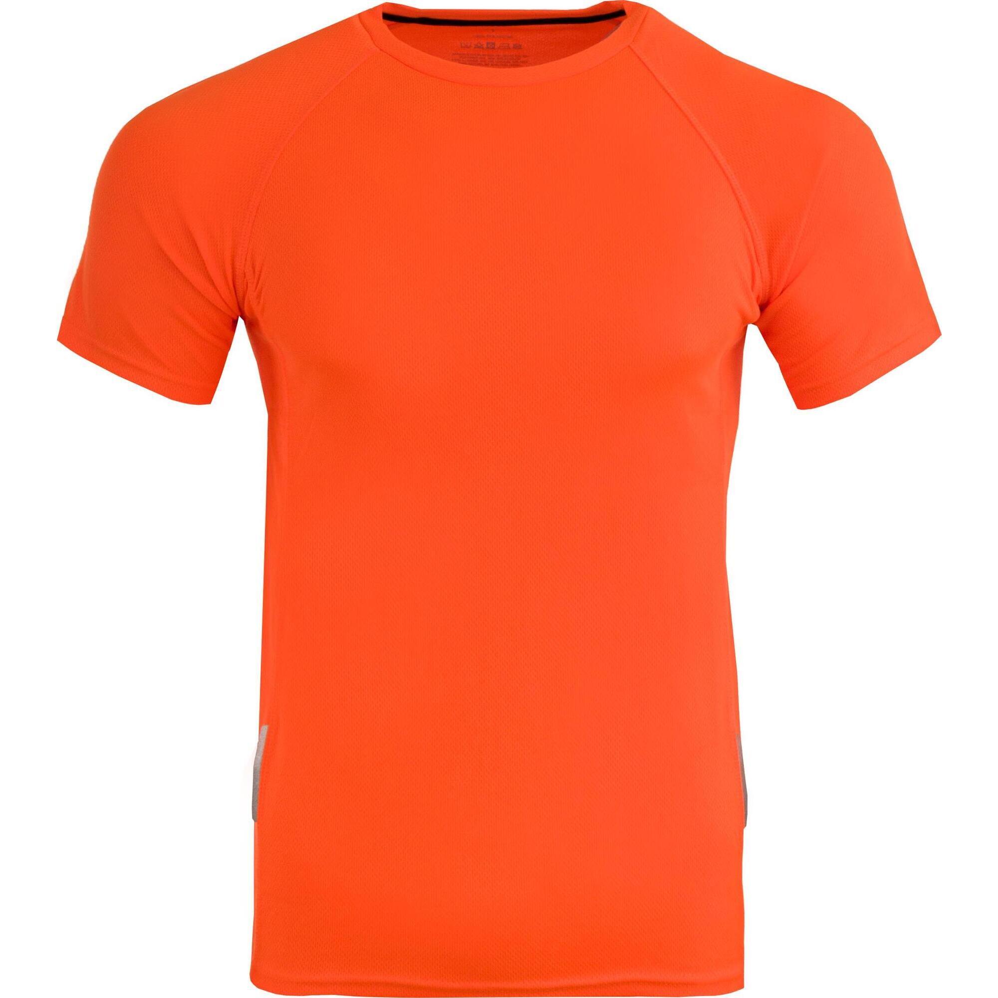 Pomarańczowa Koszulka Sportowa Męska 2XS - Oddychająca i Lekka