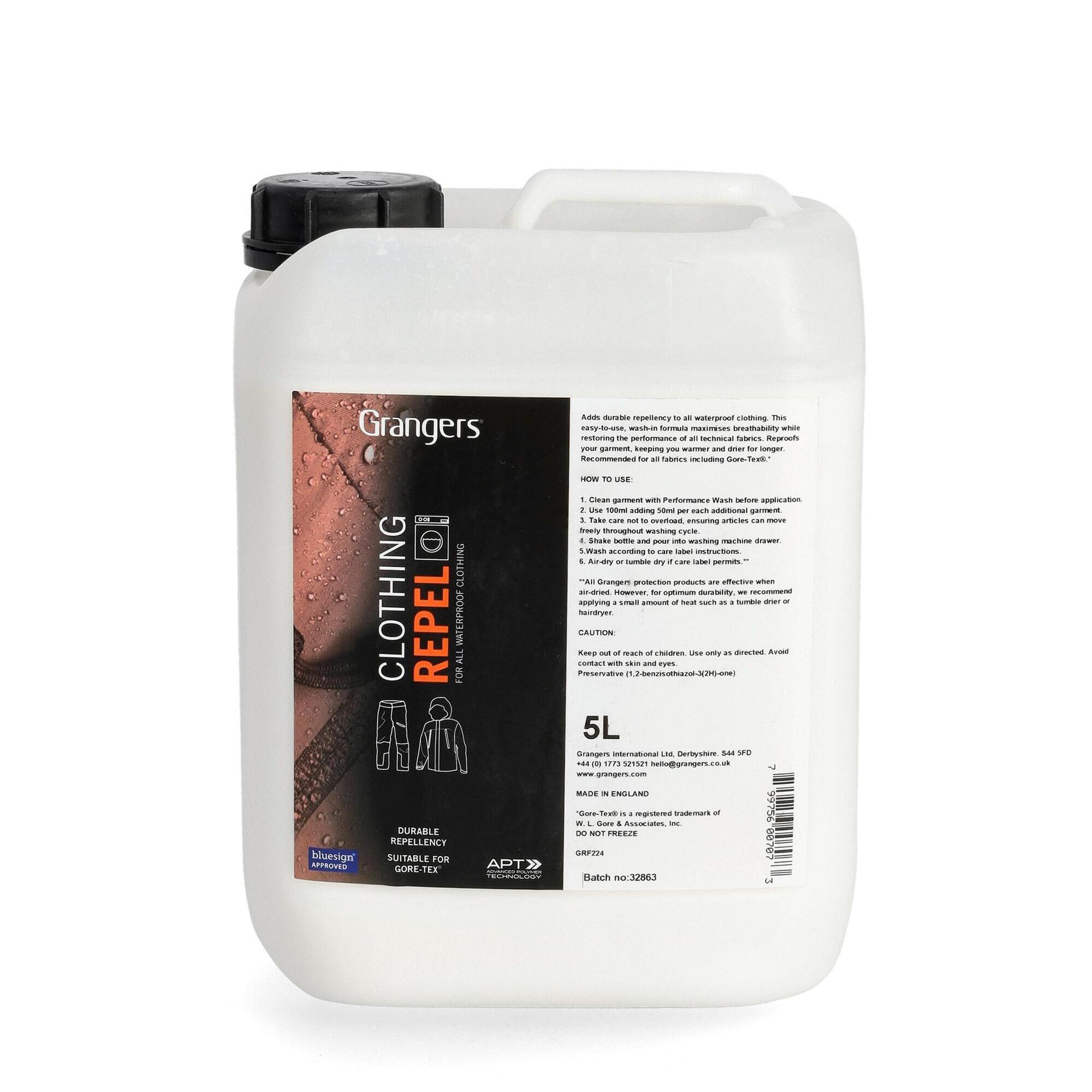 Impregnat do odzieży Grangers Clothing Repel 5 L