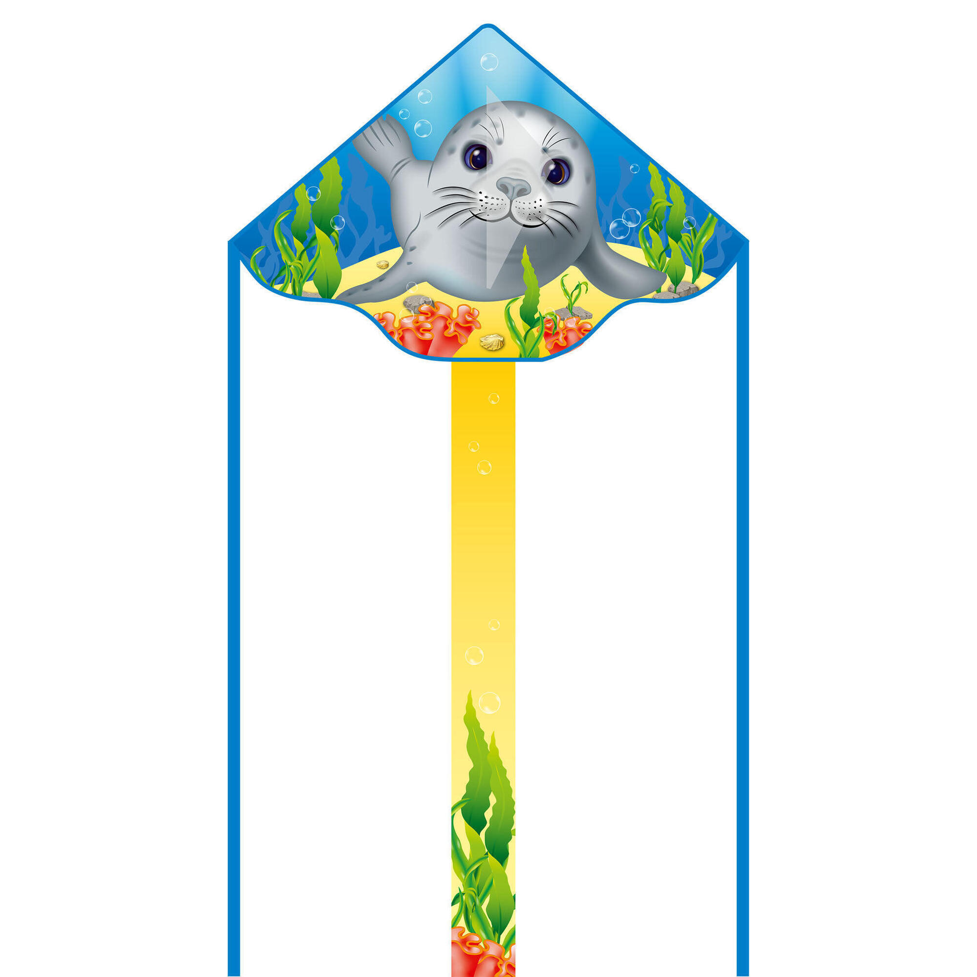 Latawiec dziecięcy HQ Simple Flyer 120 Seal 102005 Niebieski 120 x 75 cm