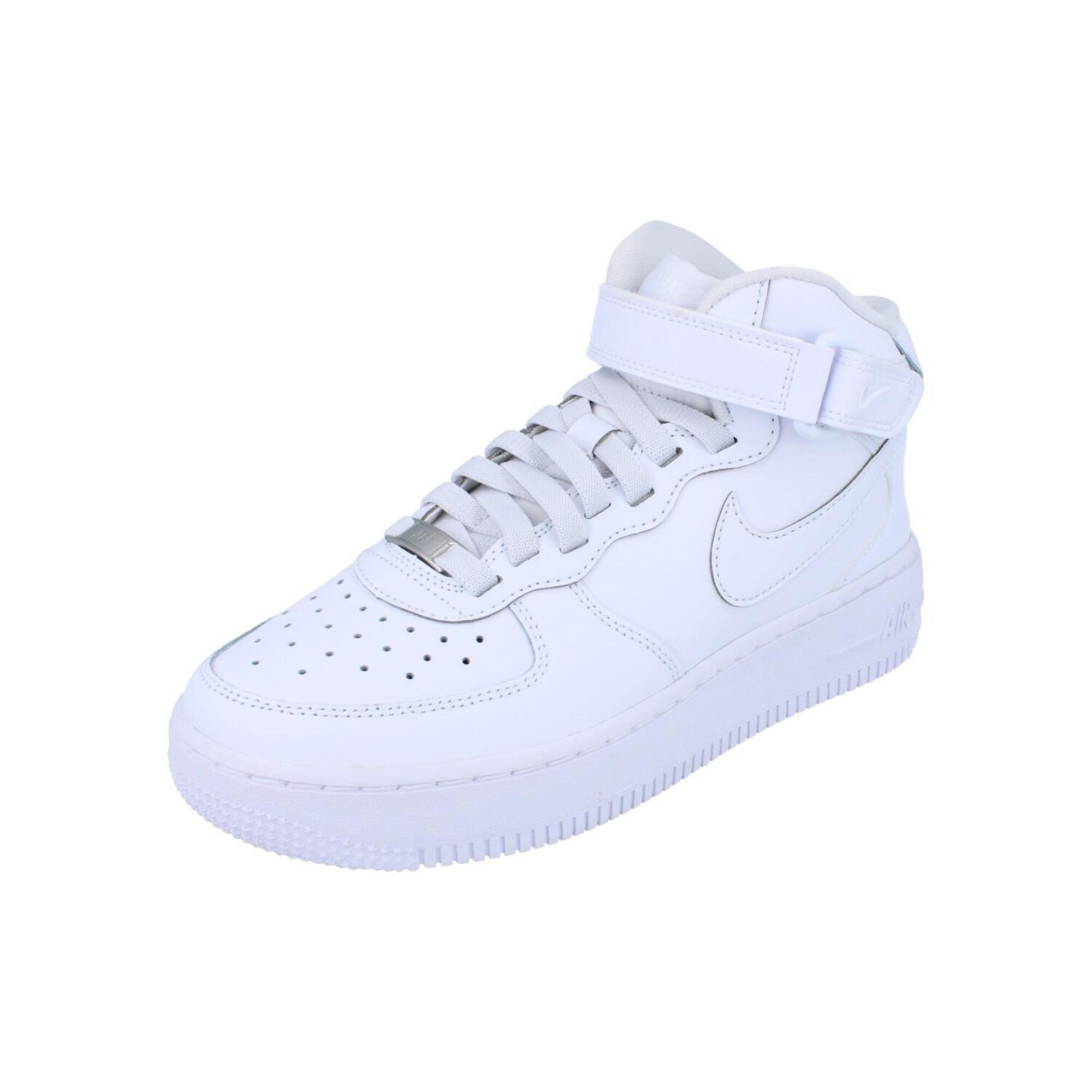Sneakersy Nike Air Force 1 Mid EasyOn Gs Białe Dziecięce