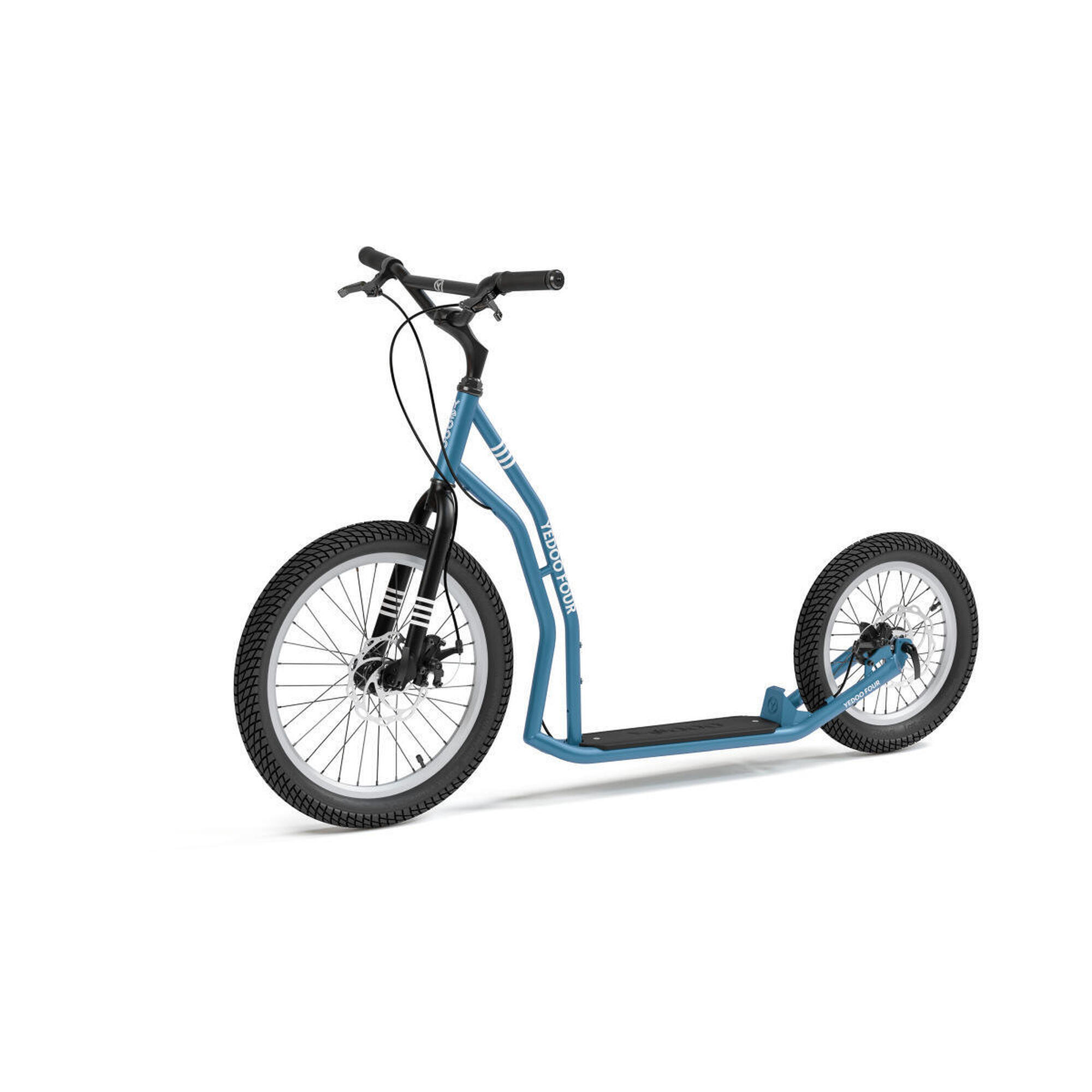 Hulajnoga Yedoo Four z kołami 20/16 i hamulcami tarczowymi niebieska