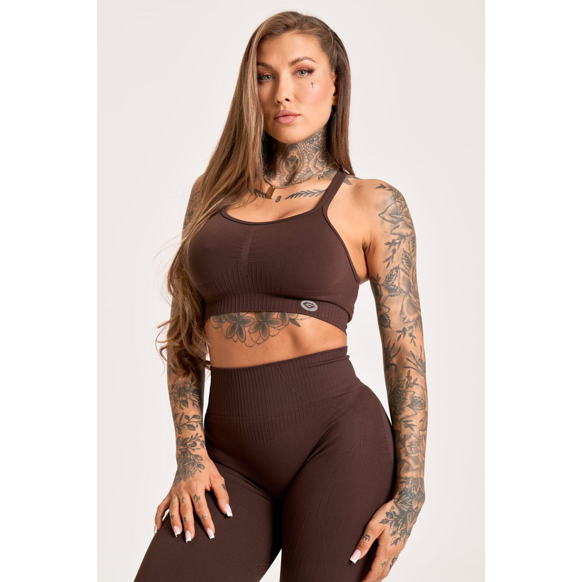 Stanik fitness cardio damski Gym Glamour push up 2.0