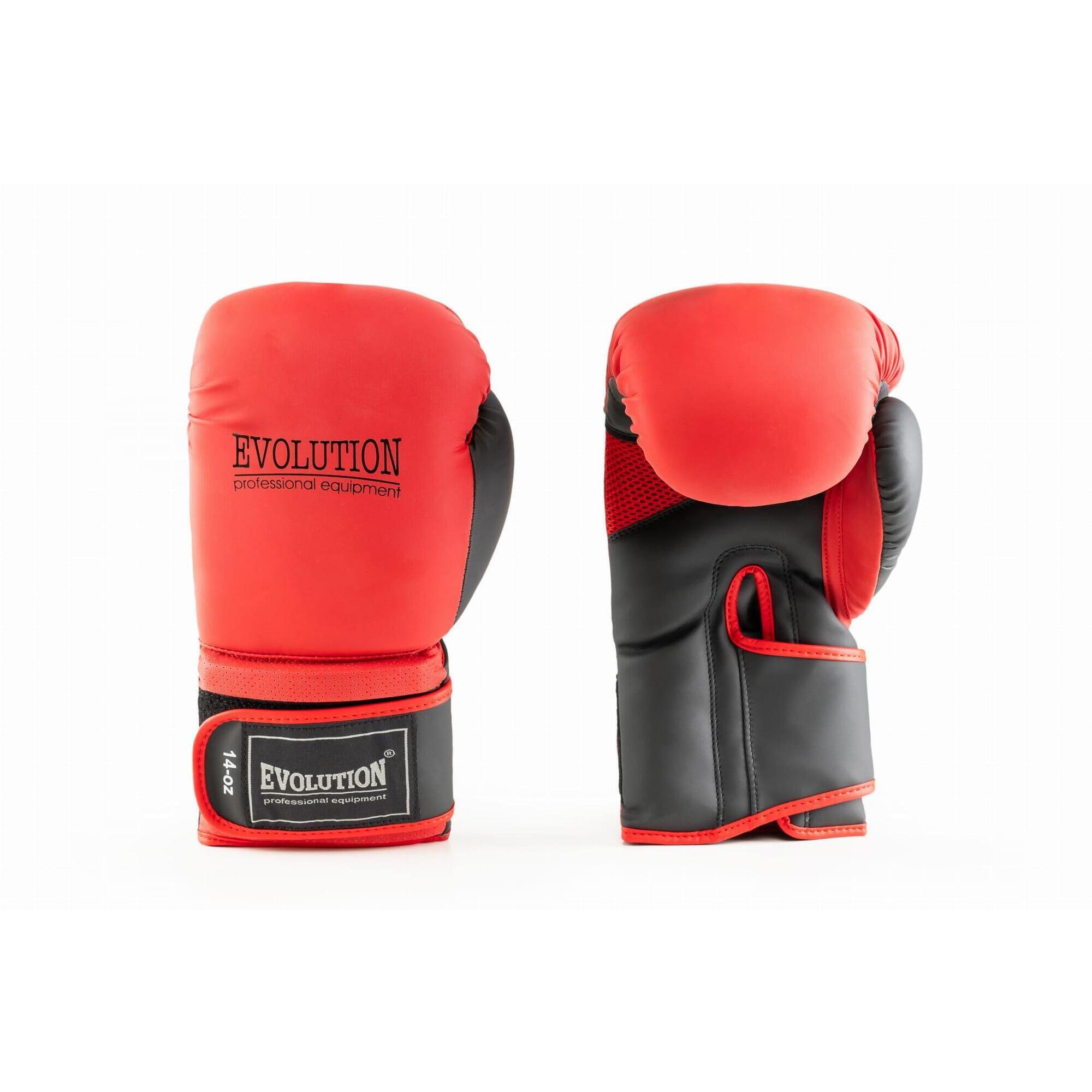 Rękawice bokserskie ze skóry syntetycznej Evolution Mesh 14oz