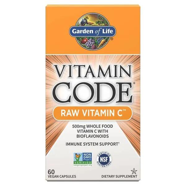 Witamina C Vitamin Code RAW C 500mg Garden of Life 60 vkaps