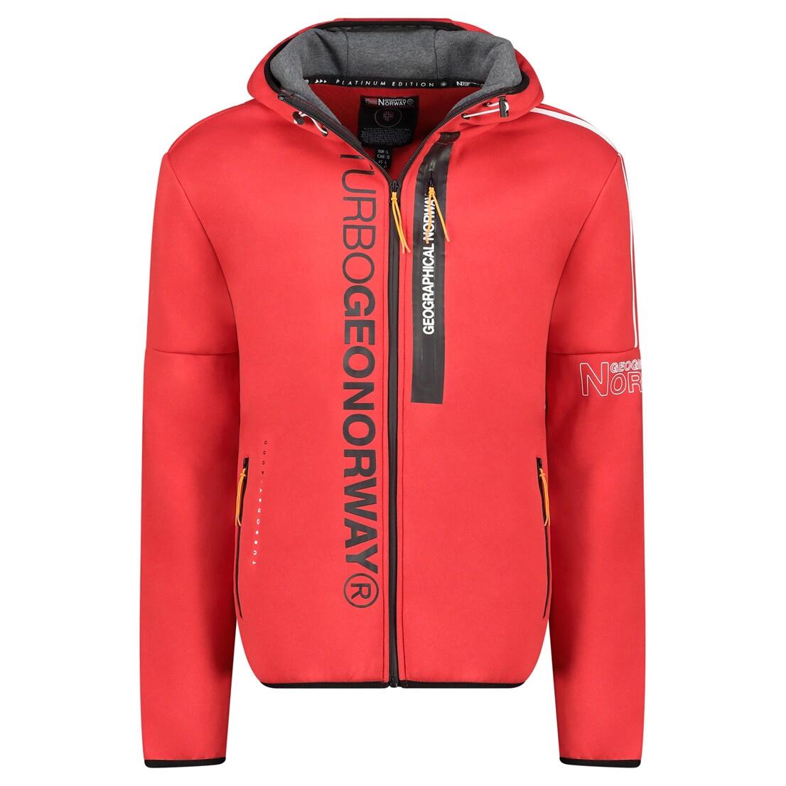Bluza Geographical Norway FREESTYLE DB RED MEN 054 czerwony męska