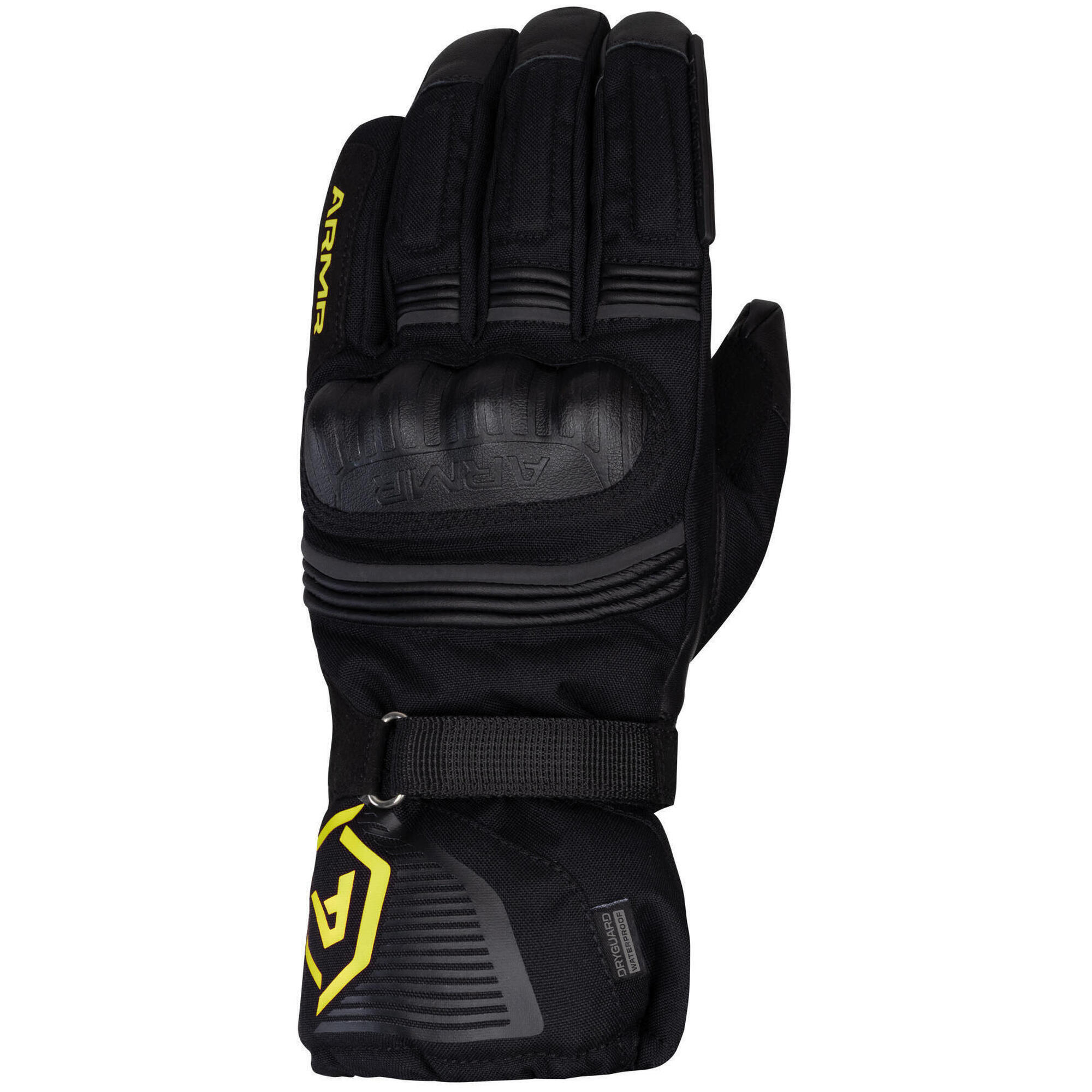 Rękawice rowerowe Armr Glove kumaji 3.0 czarne/żółte m/8