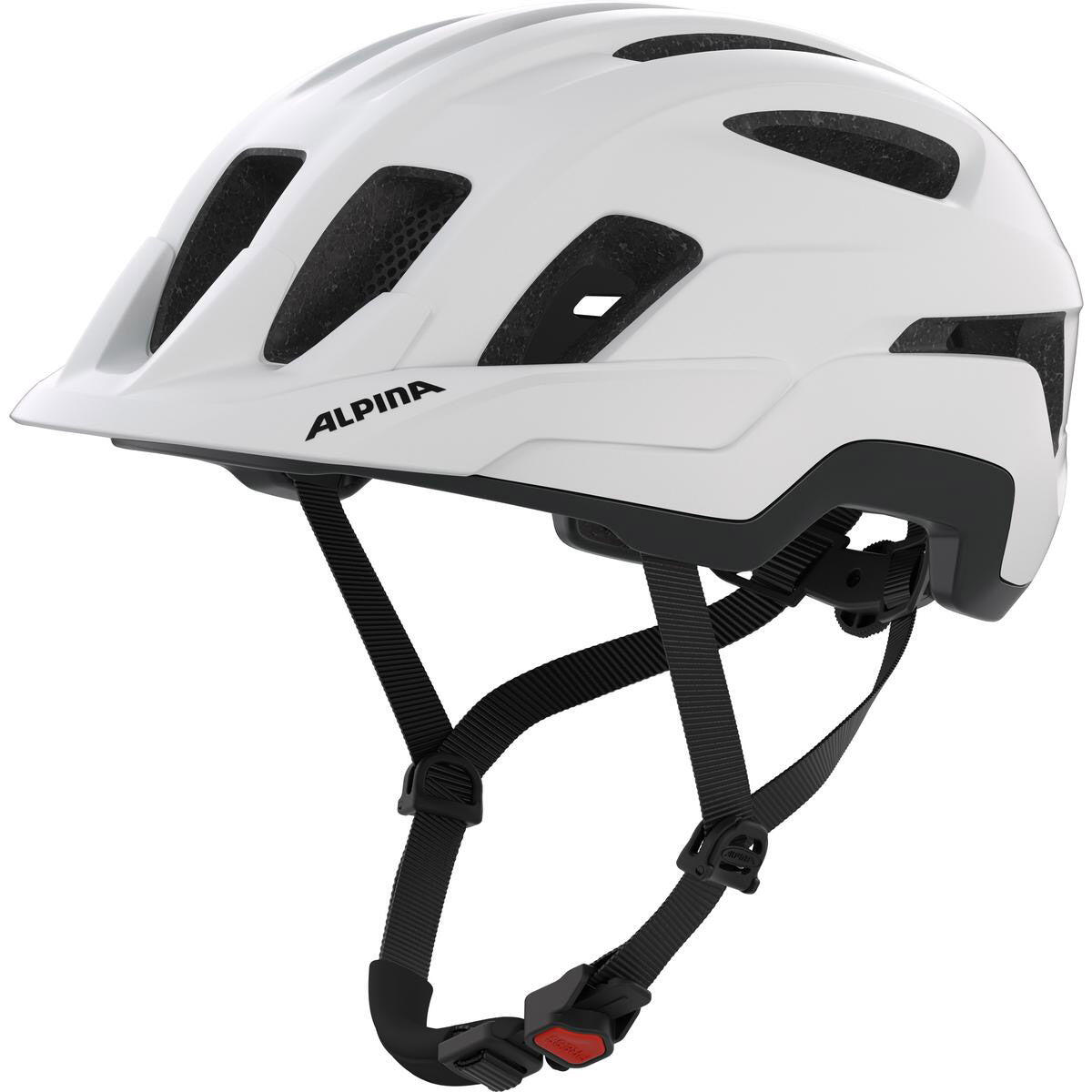 Olympic Sportswear Alpina Paranus kask rowerowy 52-56 matowy biały