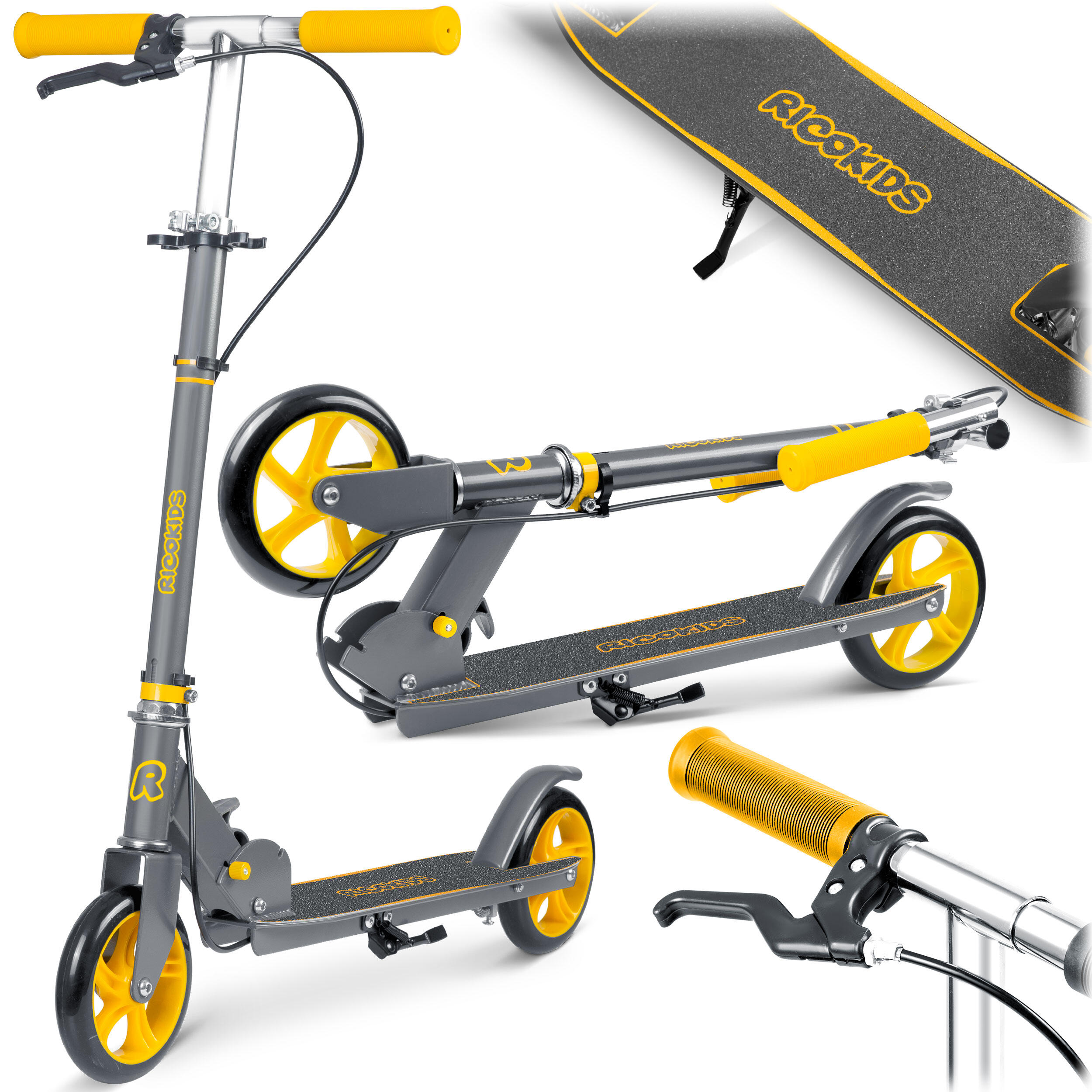 Hulajnoga dwukołowa dla dzieci Ricokids Kodi składana ABEC-7