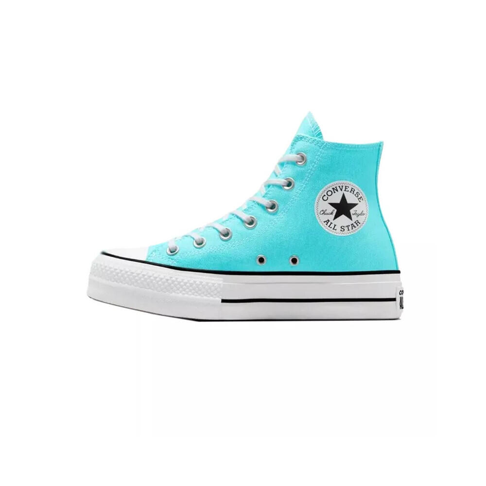 Buty Kobieta Converse Ctas Lift Hi Triple Cyan niebieski