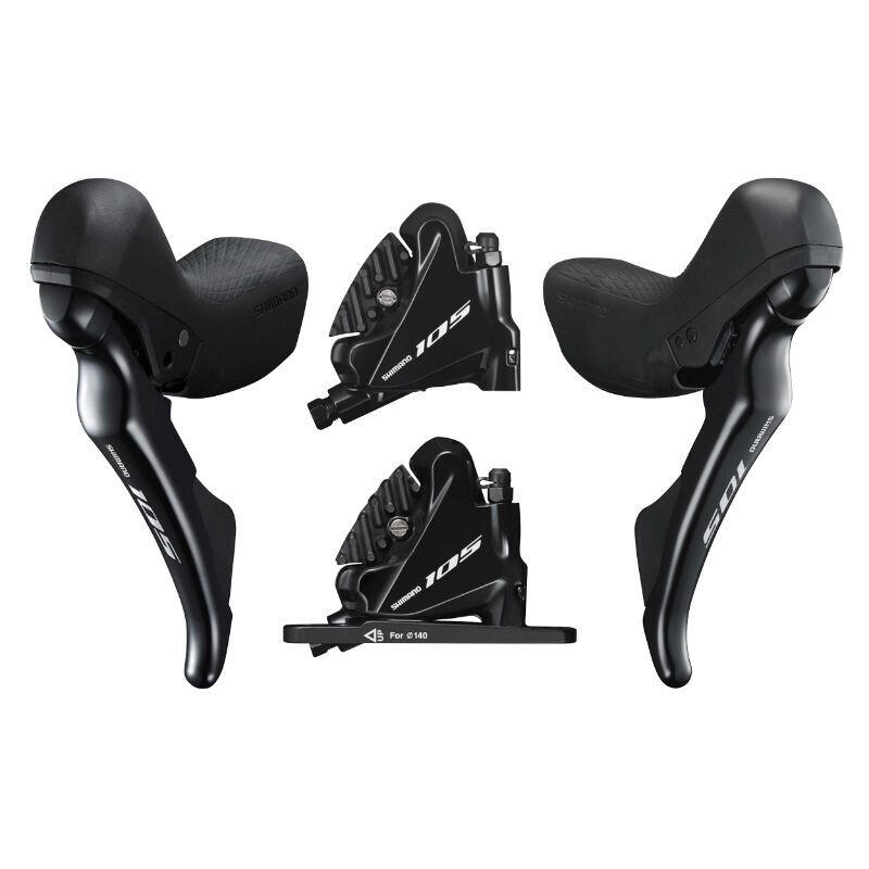 Hydrauliczne hamulce tarczowe z przodu i z tyłu Shimano R7020