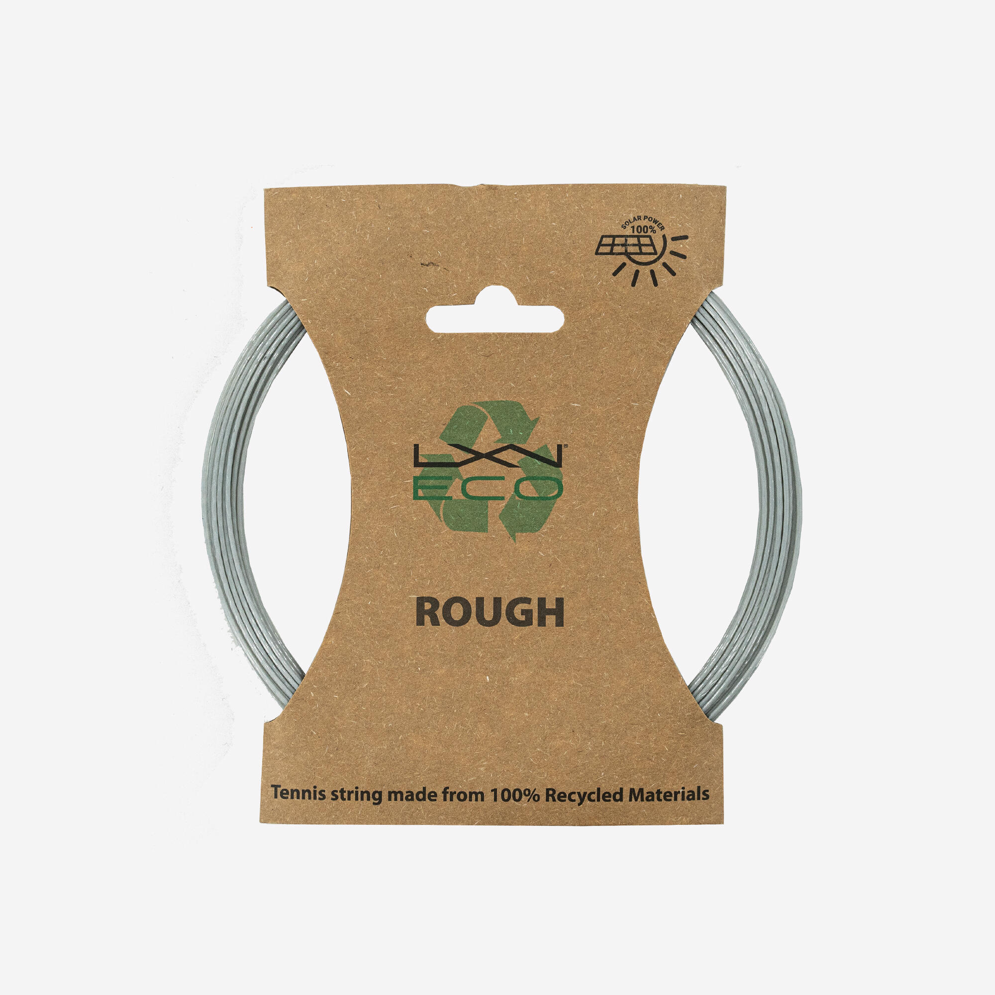 Naciąg tenisowy jednowłóknisty miękki Luxilon Eco Rough 1,25mm 12,2m szary