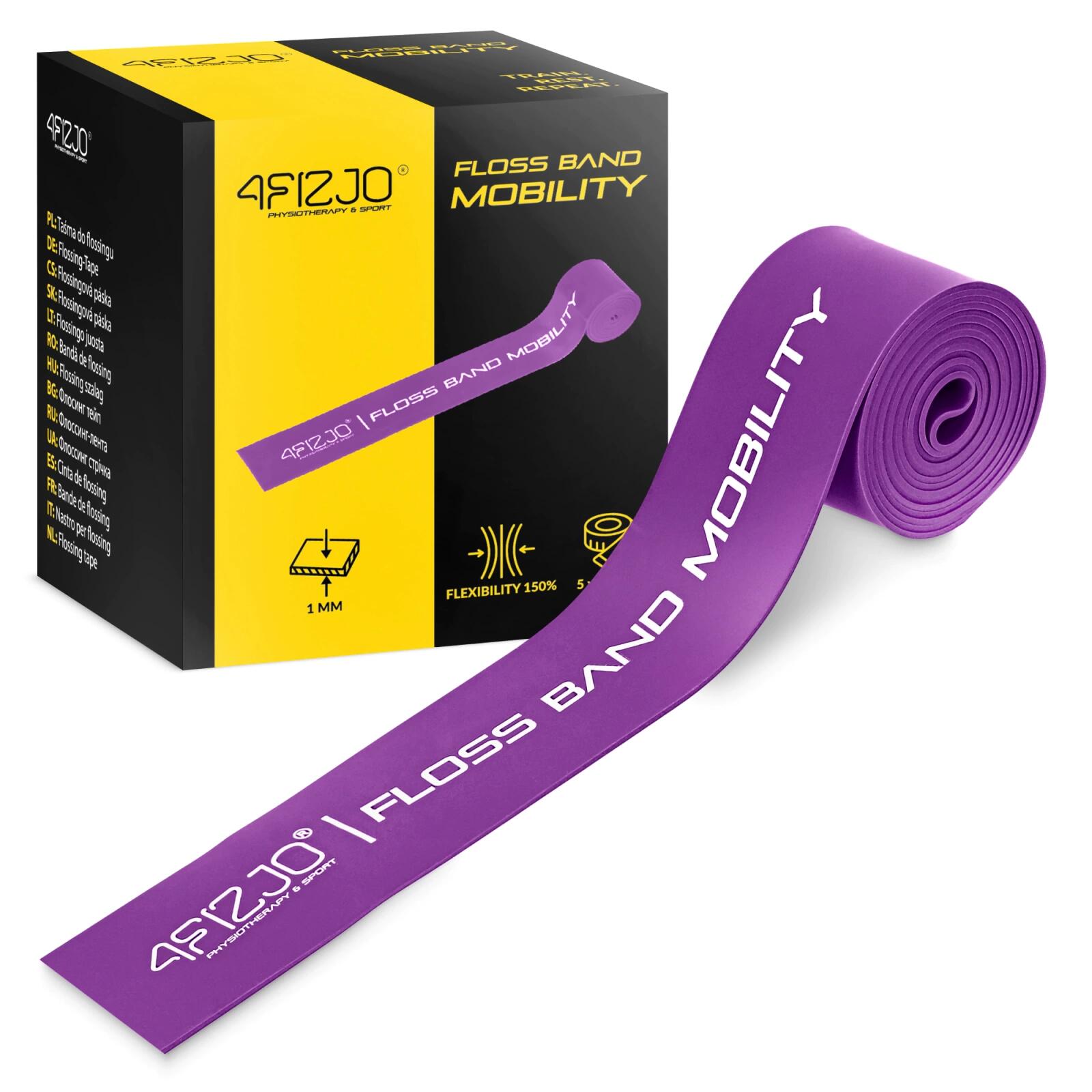Taśma rehabilitacyjna do ćwiczeń FLOSS BAND 4FIZJO 1 mm
