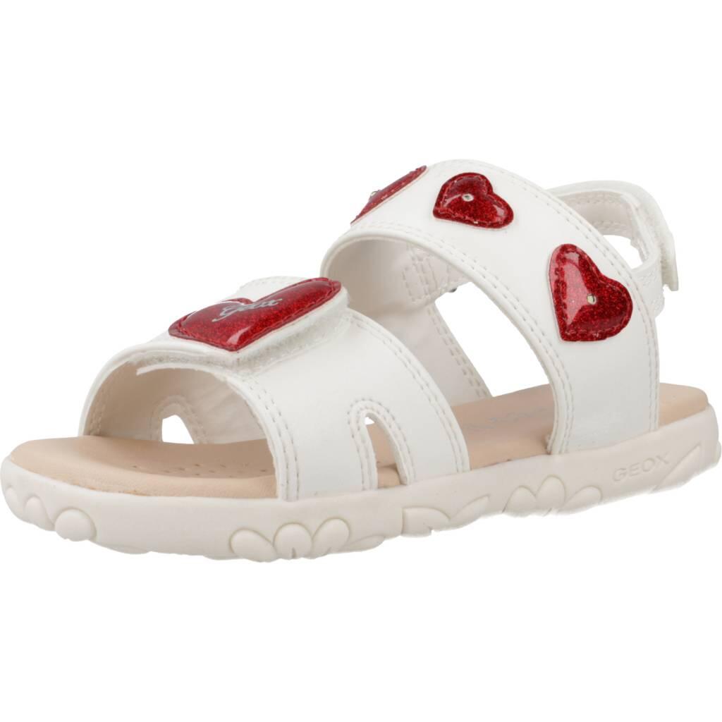 Sandały GEOX J SANDAL HAITI GIRL Biały