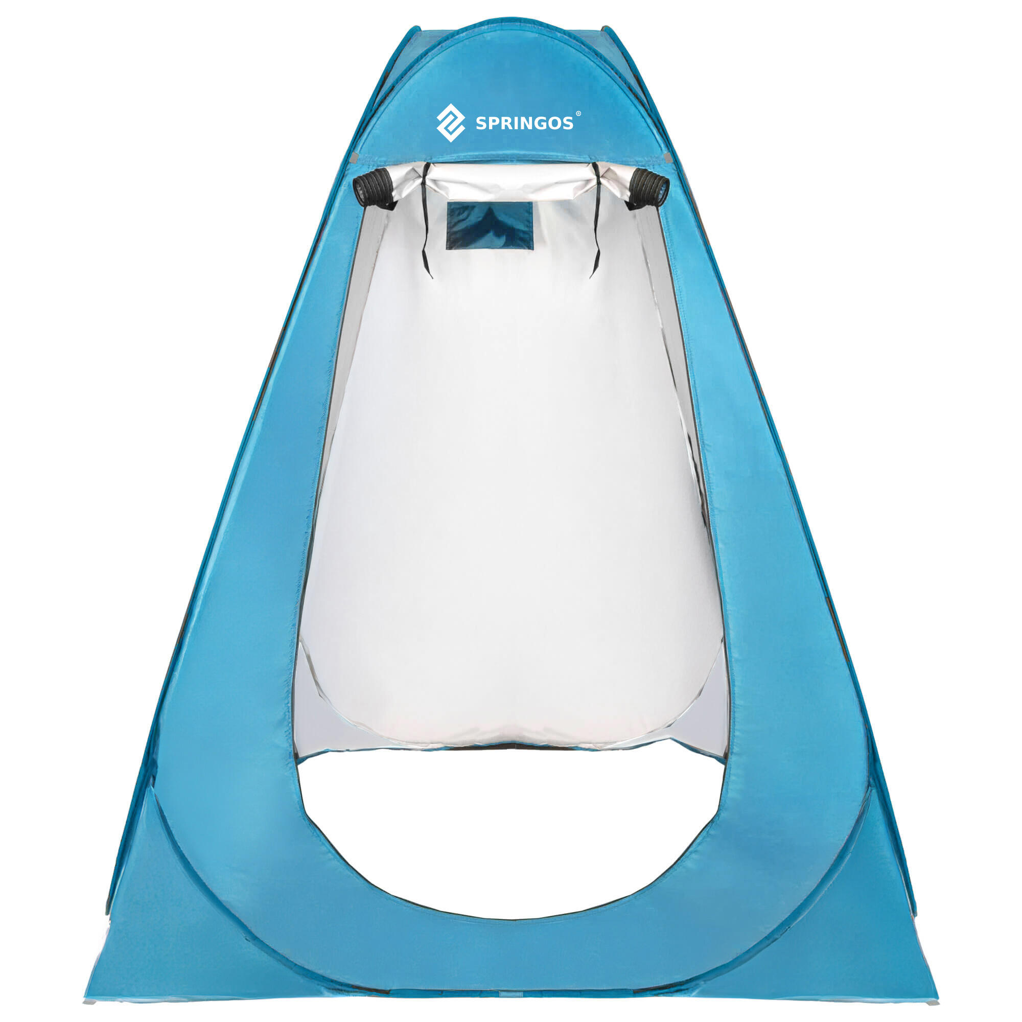 Namiot plażowy 120x120x190 cm samorozkładający mobilna przebieralnia niebieska