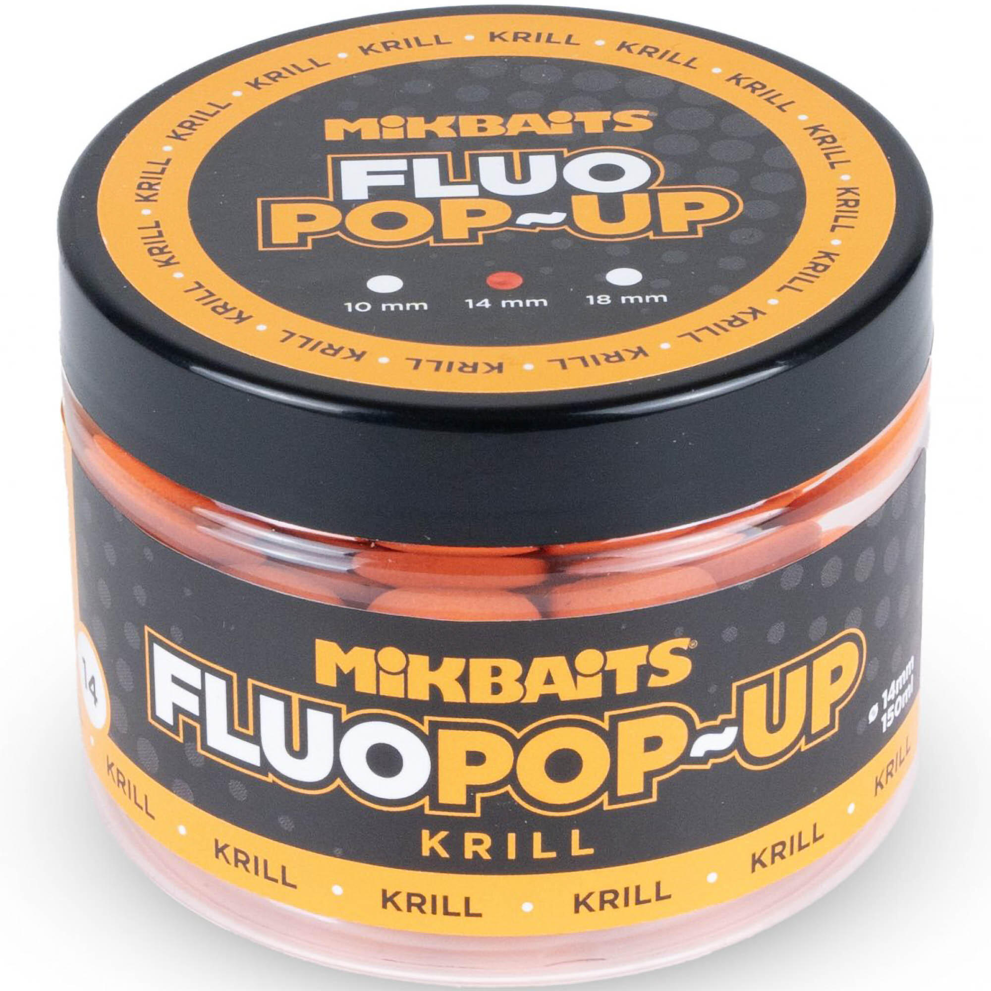 Przynęta Kulki Mikbaits Fluo Pop Up 150Ml - Krill 14Mm