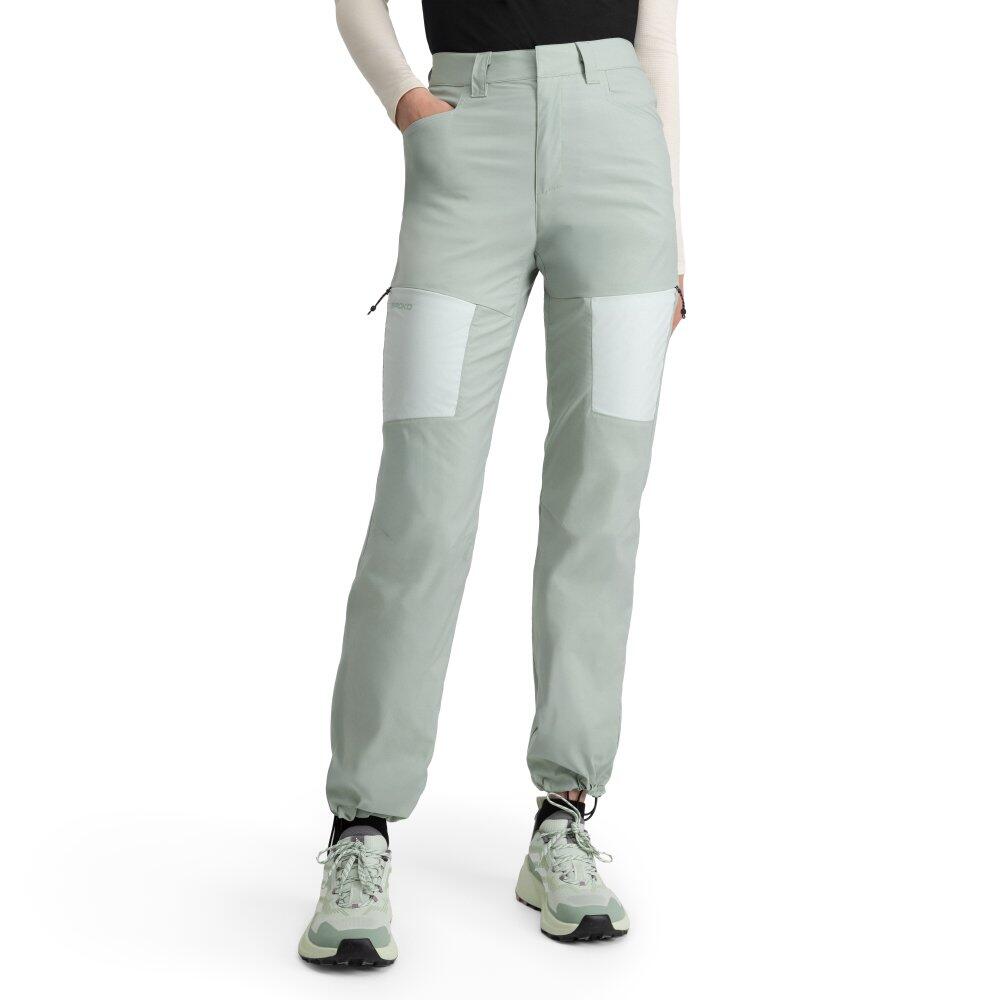 Damskie lekkie spodnie trekkingowe Siroko Vortex Green