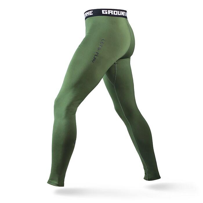 Legginsy Ground Game Męskie Athletic Khaki M